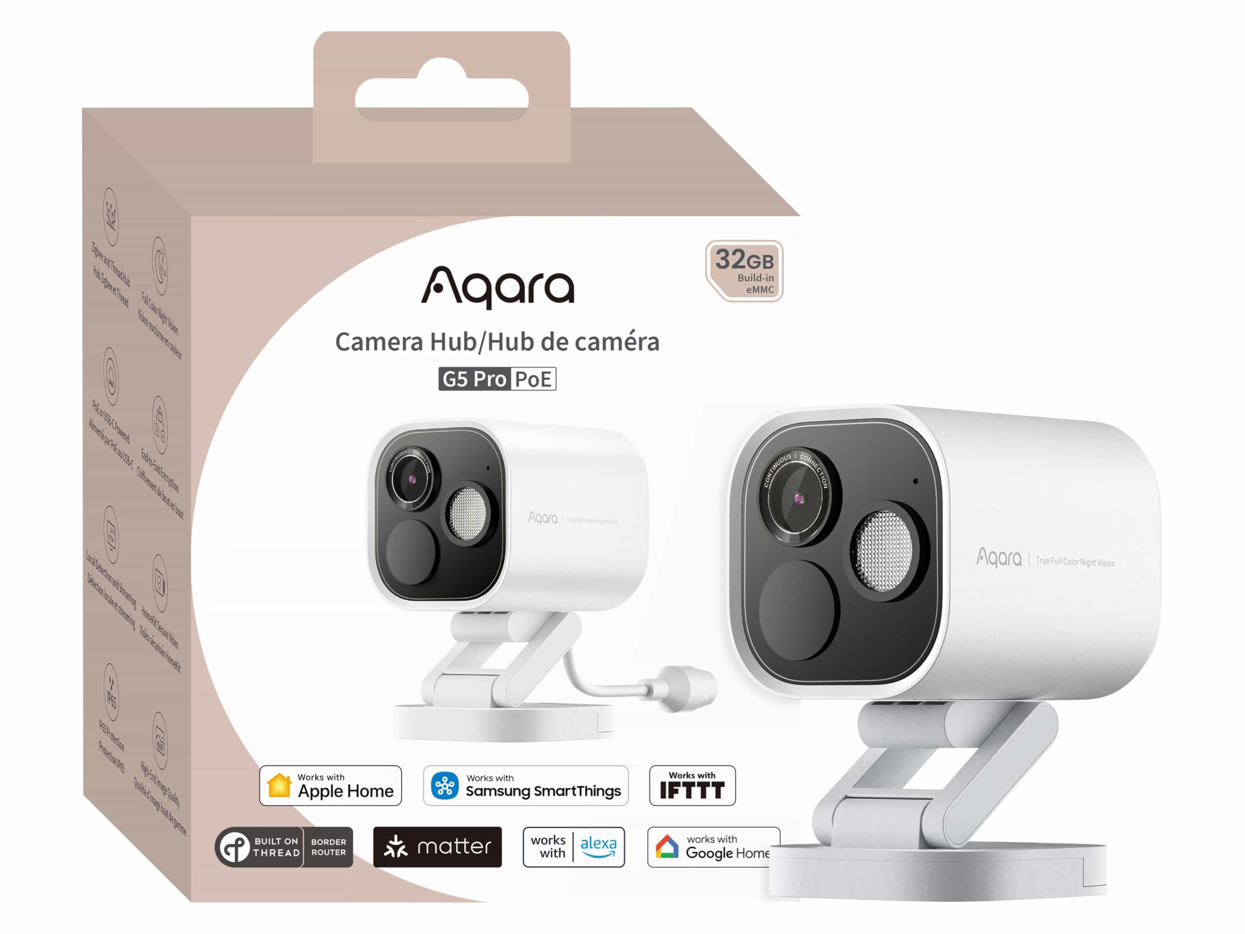 Aqara CH-C03DW Camera Hub G5 Pro PoE