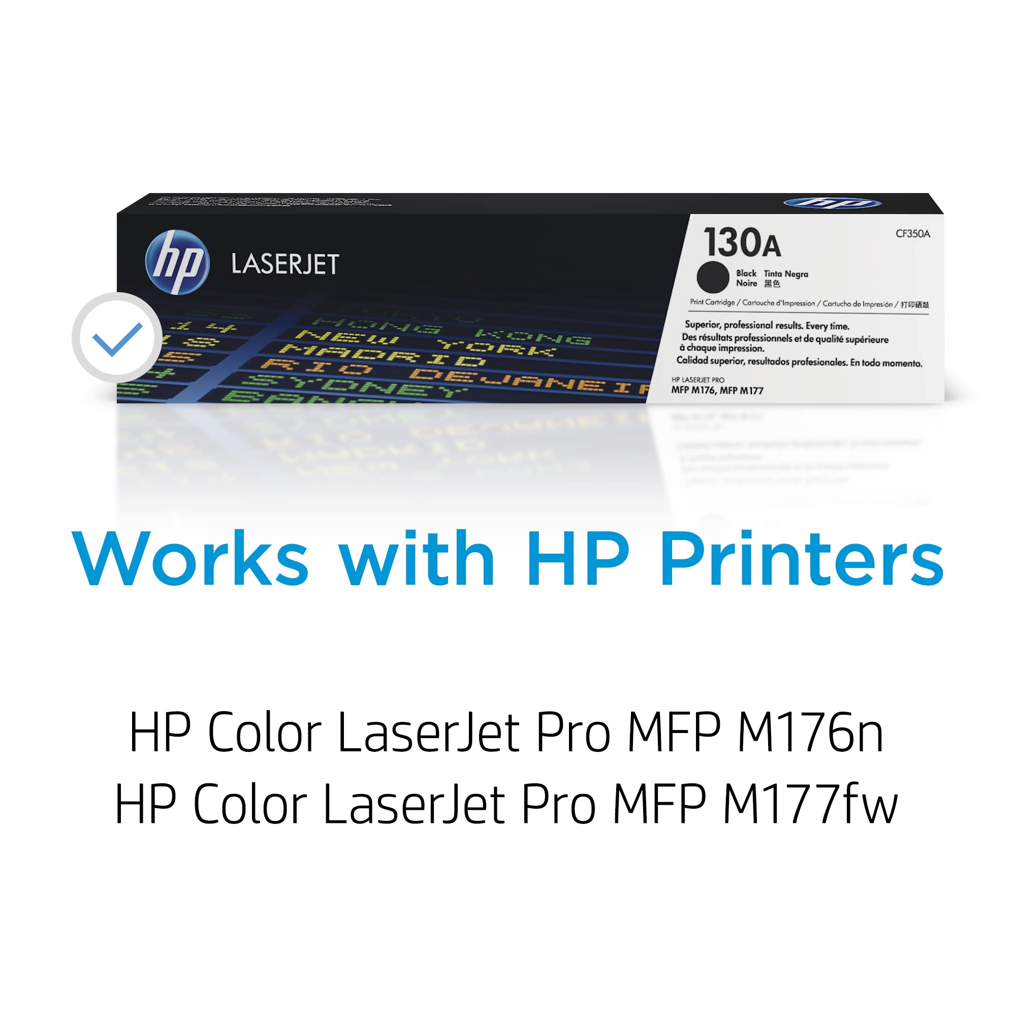 HP 130A original Toner cartridge CF350A black standard capacity 1.300 pages 1-pack
