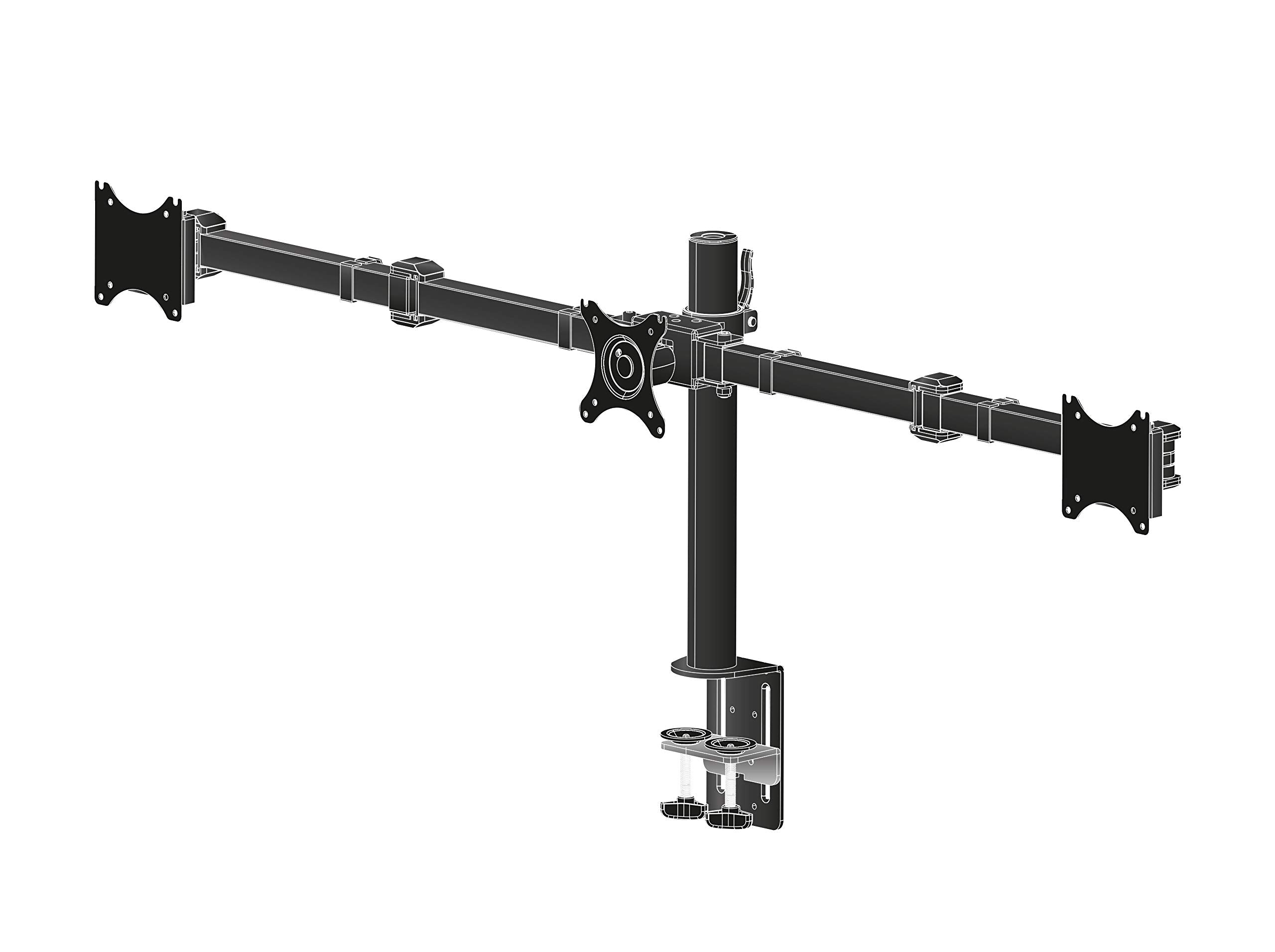 Desk Mount 10~27" VESA 75x75/100x100mm