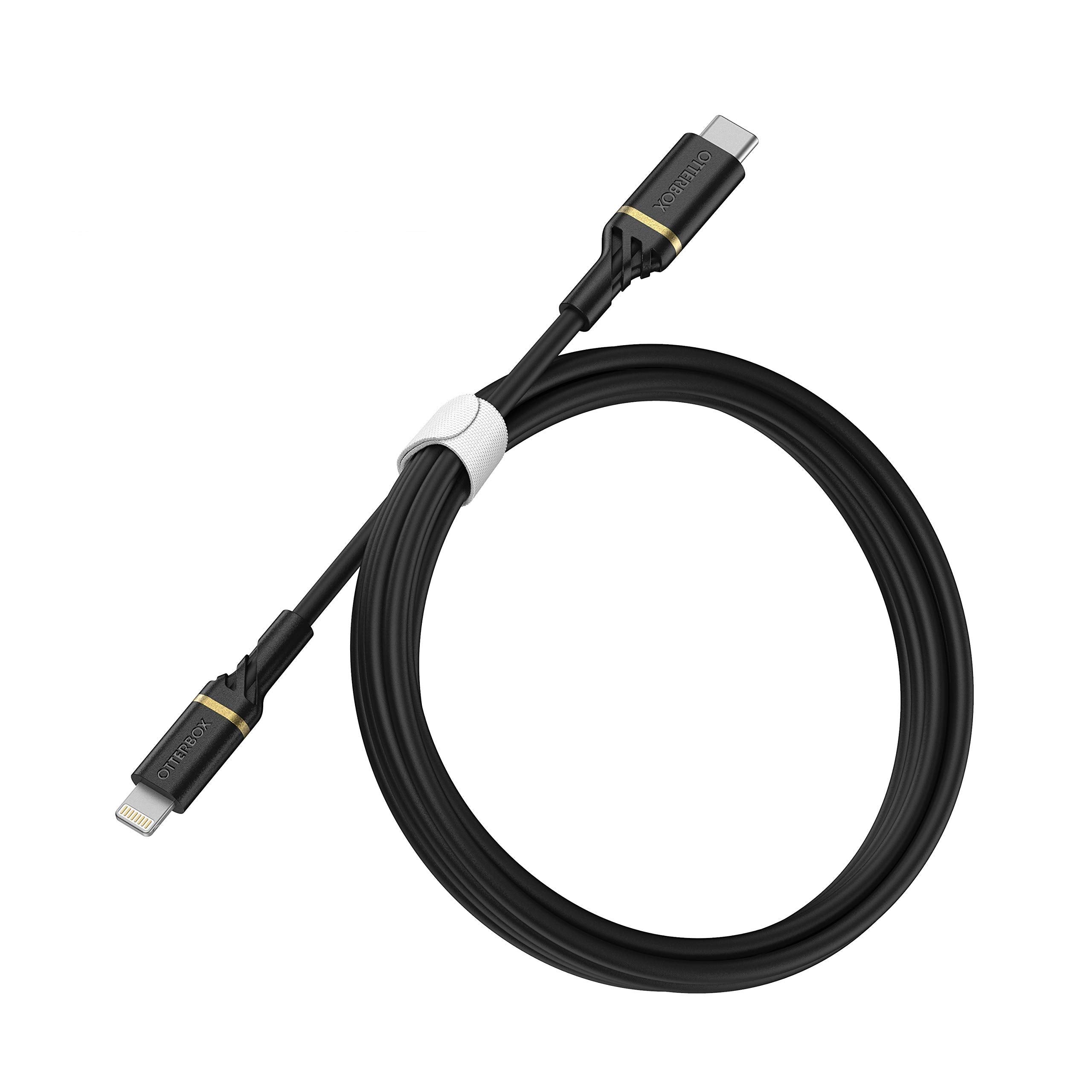 Cable USB C-Lightning 1M Black
