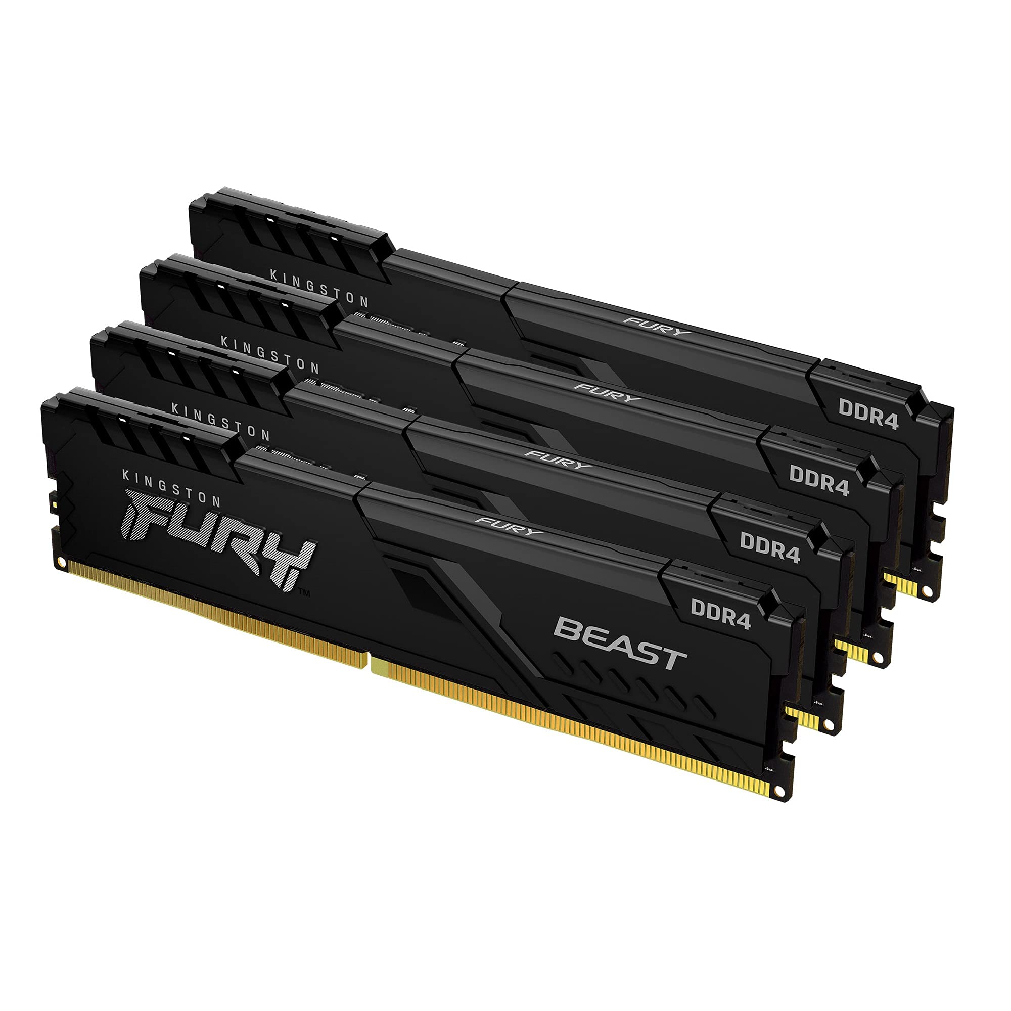 KINGSTON 32Go 3600MHz DDR4 CL17 DIMM Kit of 4 FURY Beast Black