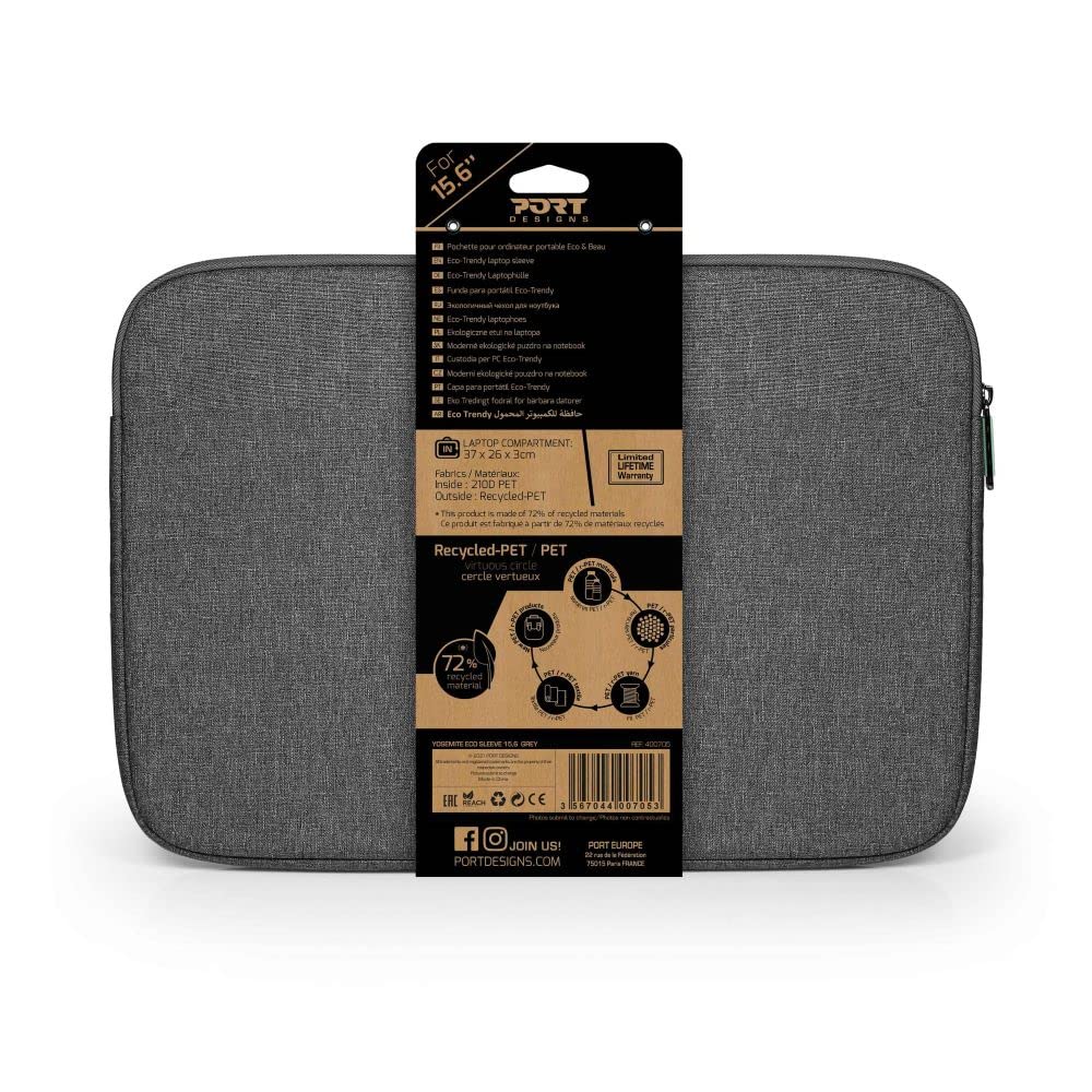 PORT DESIGNS Yosemite Eco Sleeve 13/14p Grey