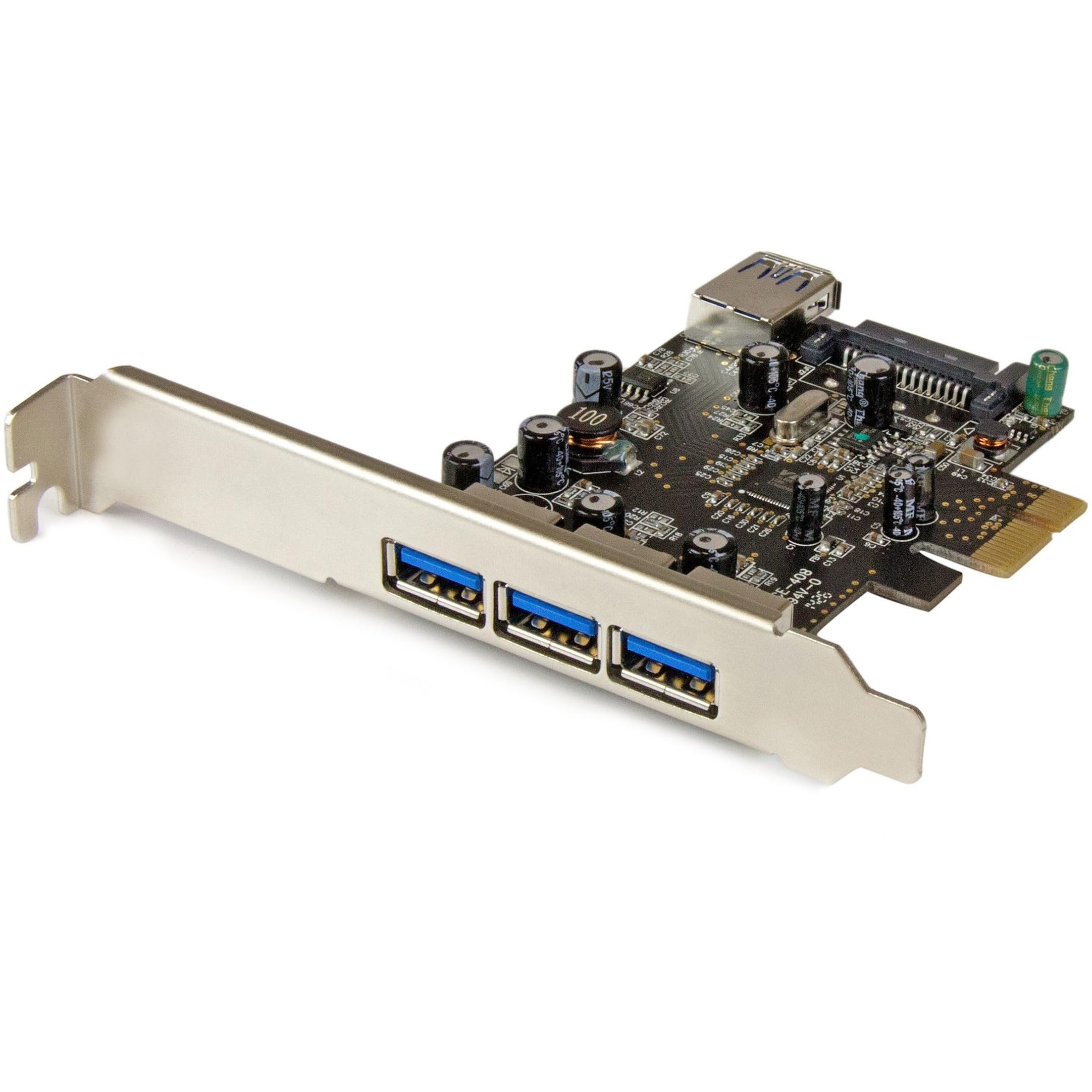 4 Port PCI Express USB 3.0 Card - 3+1