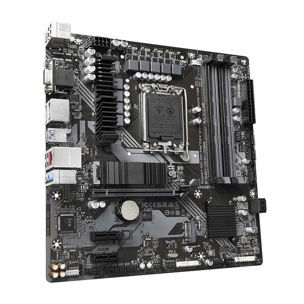 GIGABYTE B760M DS3H DDR4 carte mere Intel B760 Express LGA 1700 micro ATX