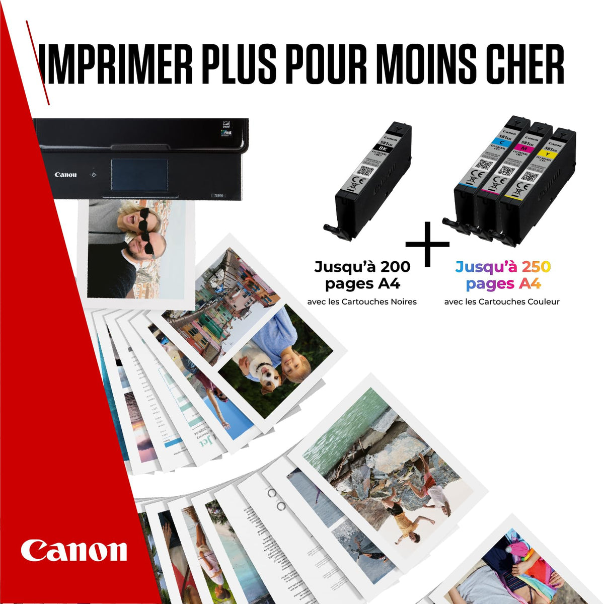 CANON CLI-581XXL Ink Cartridge C/M/Y/BK MULTI