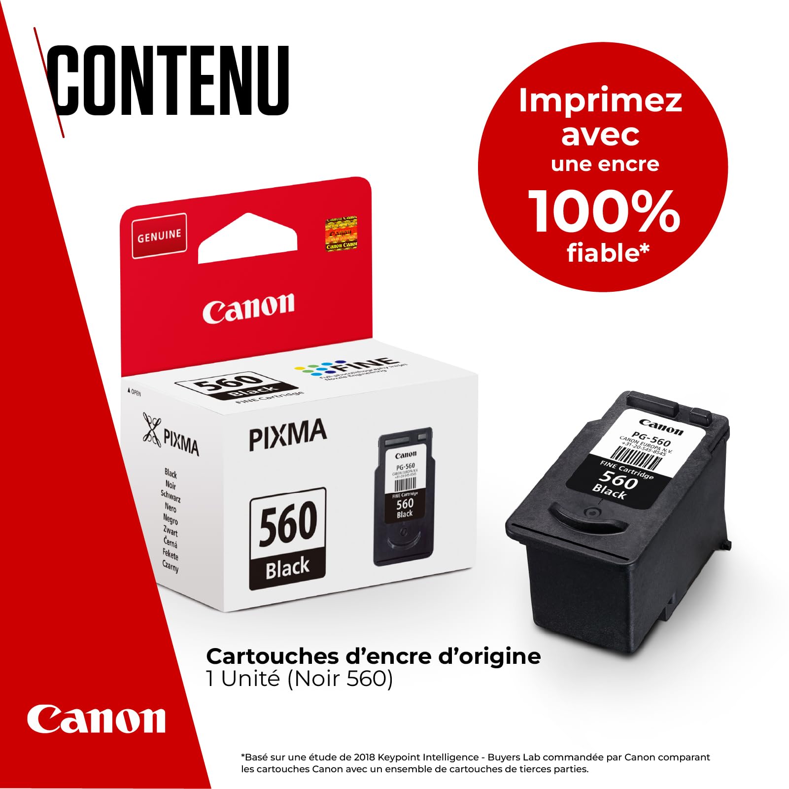 CANON 1LB CRG PG-560 Black Ink Cartridge