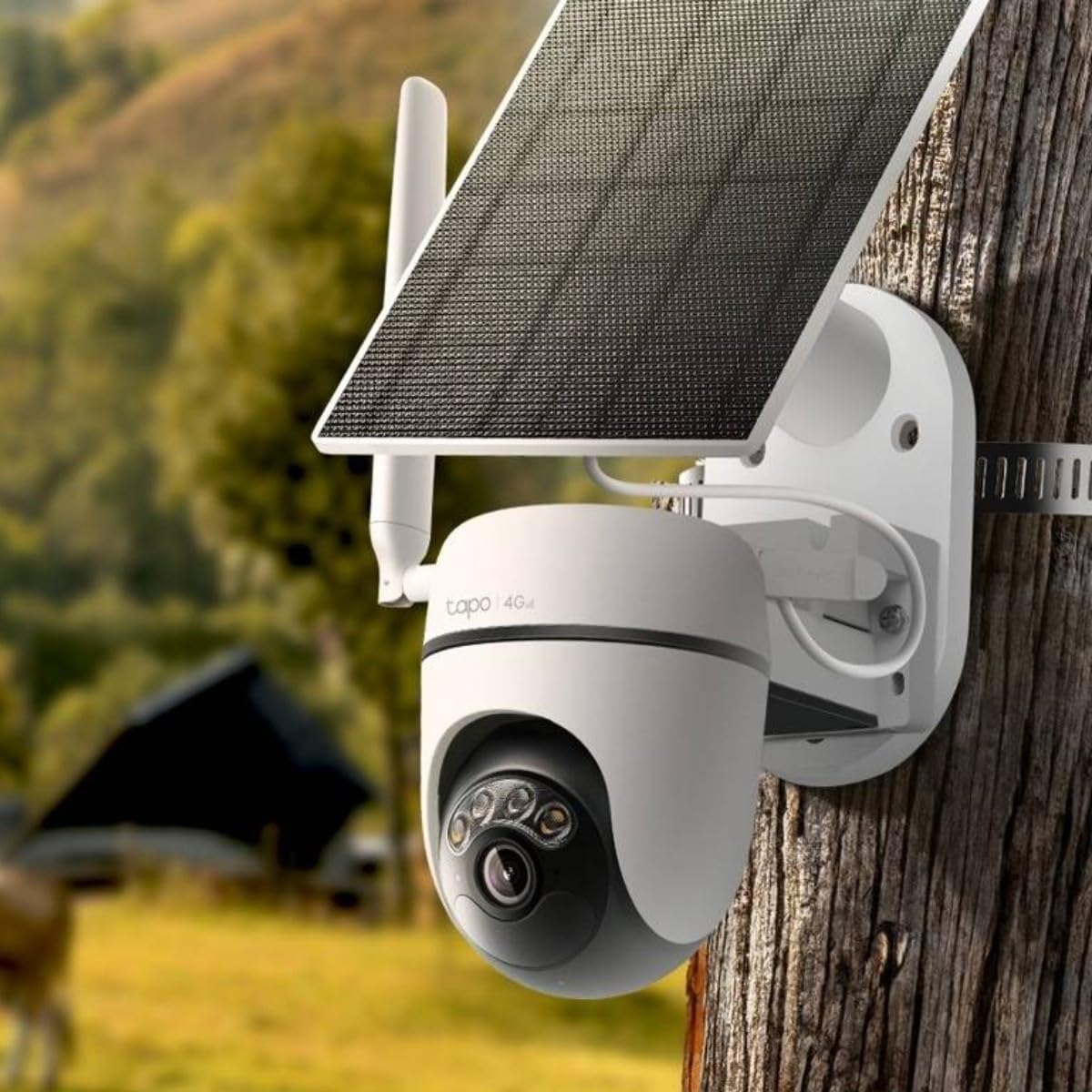 TP-LINK Solar-Powered Pan/Tilt 4G LTE Security Camera Kit