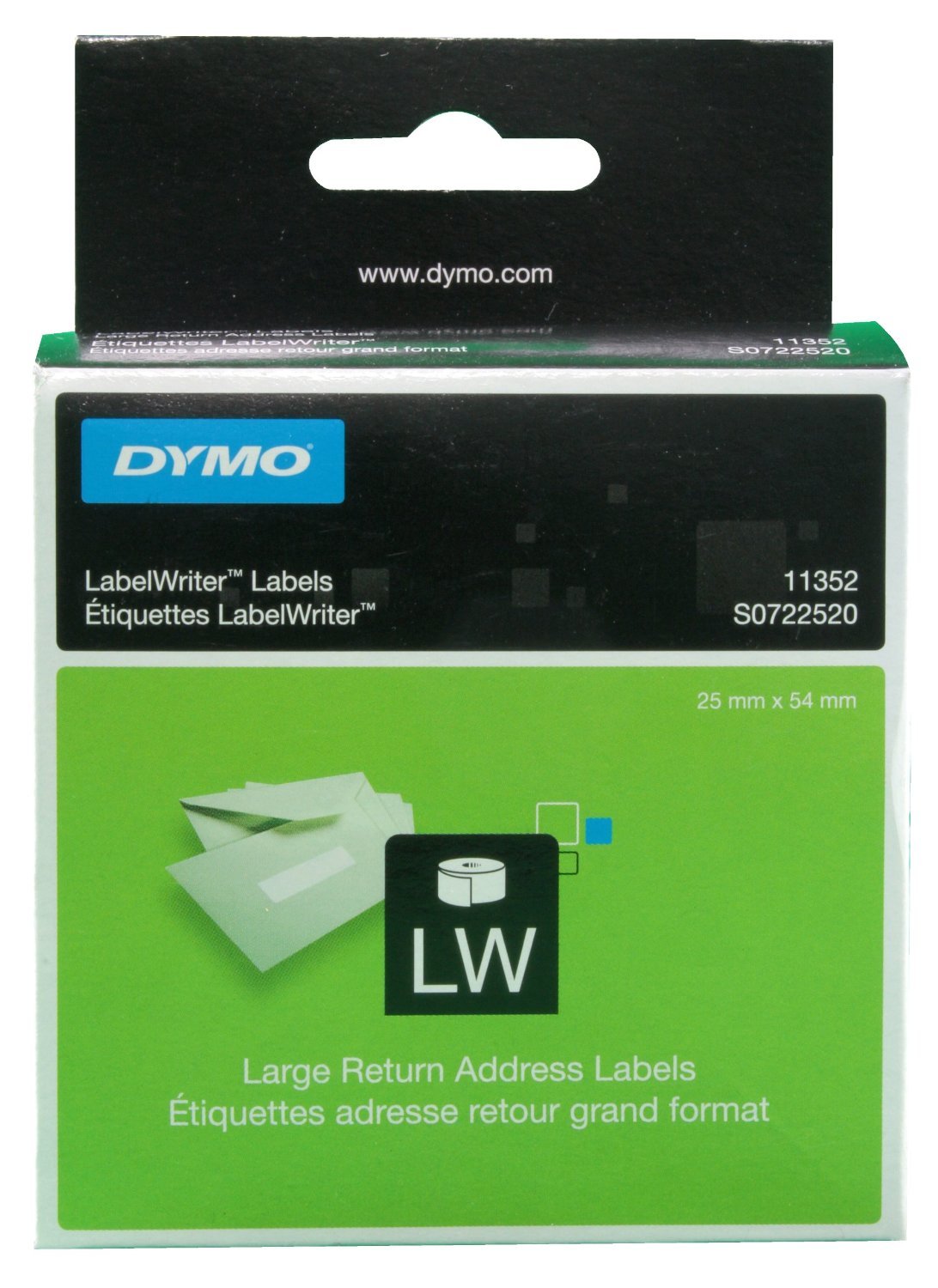 DYMO Rouleaux de 300 étiquettes badge 89 x 41 mm