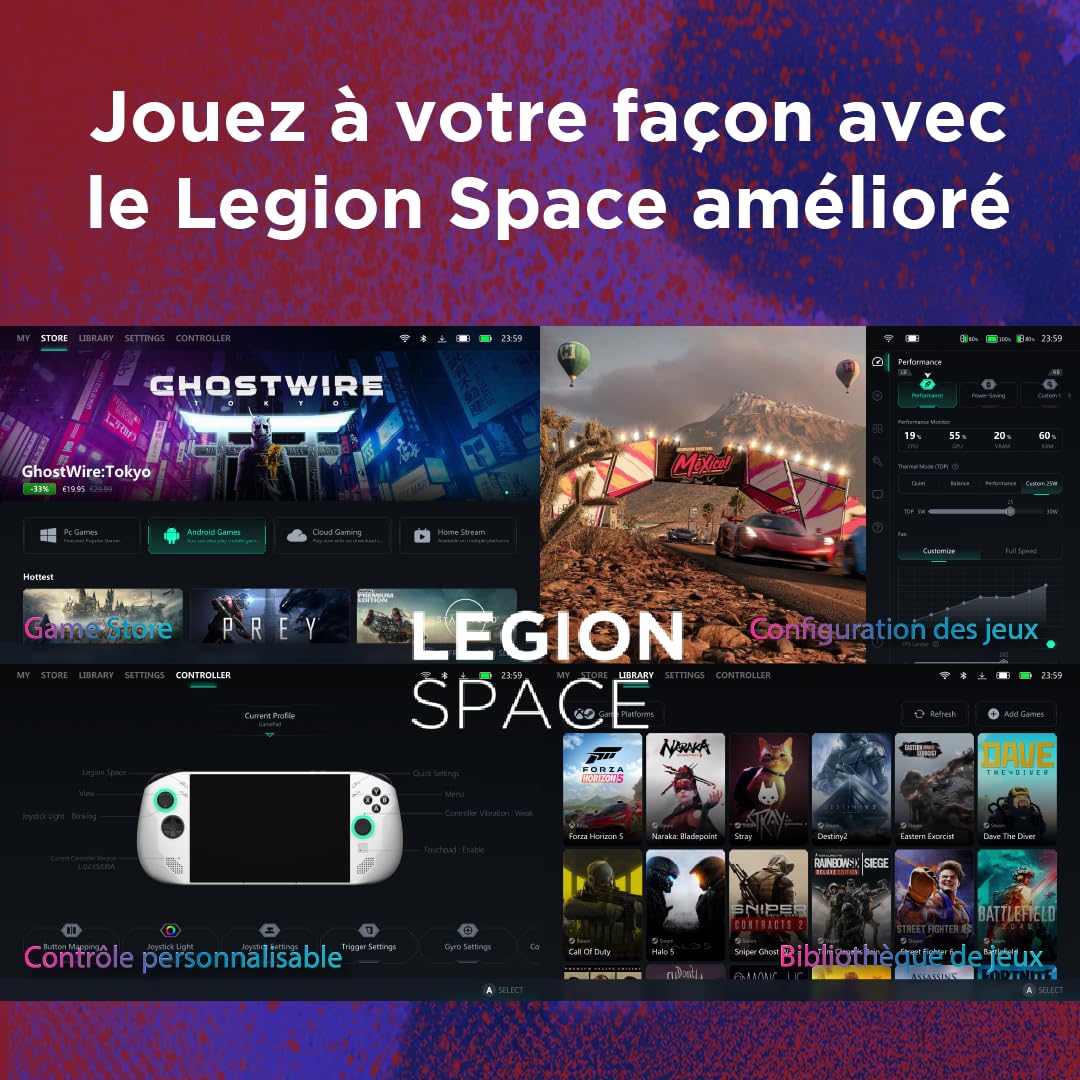 Console de Jeu Portable Lenovo LEGION GO S 8ARP1