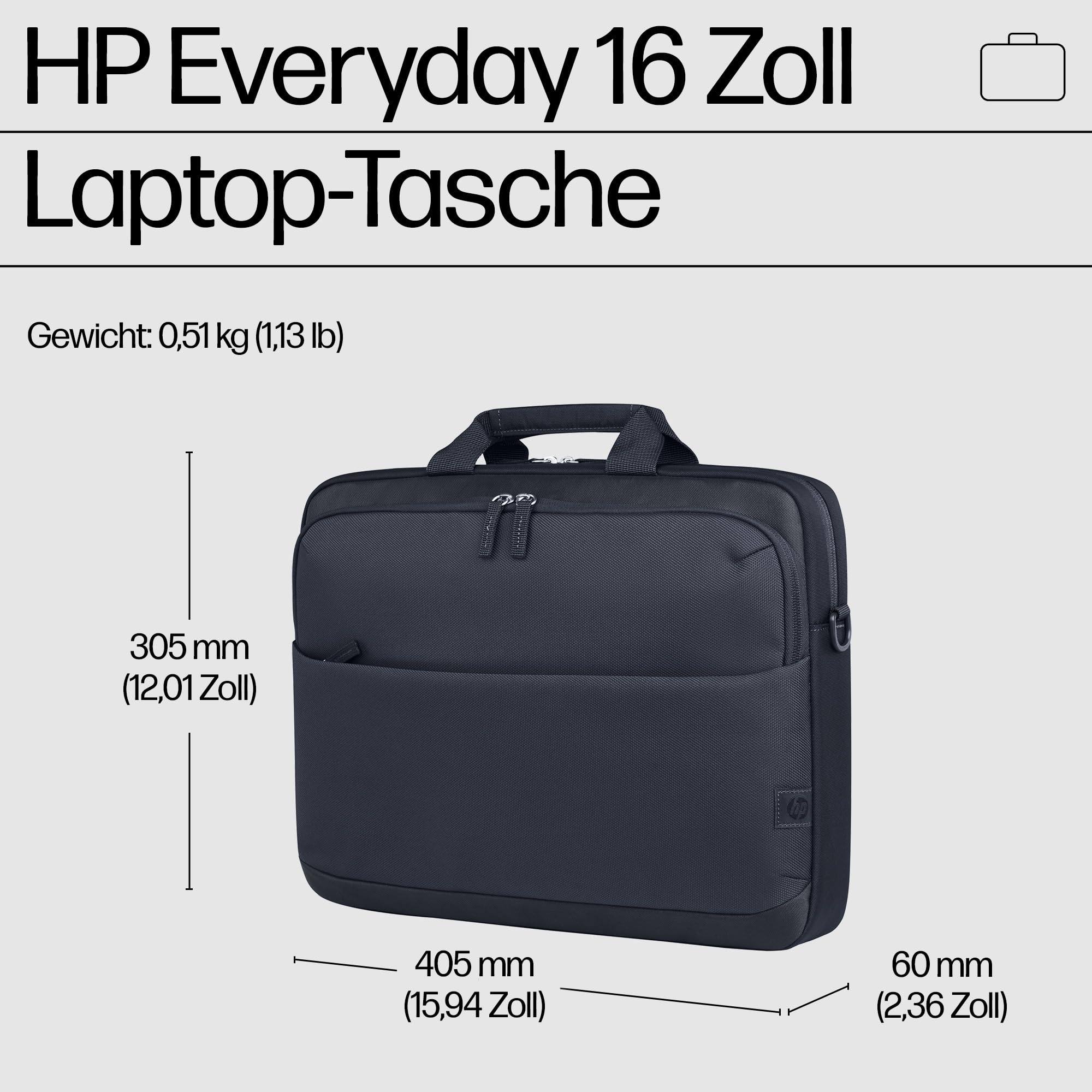 HP Everyday 16p Odyssey Gray Laptop Bag