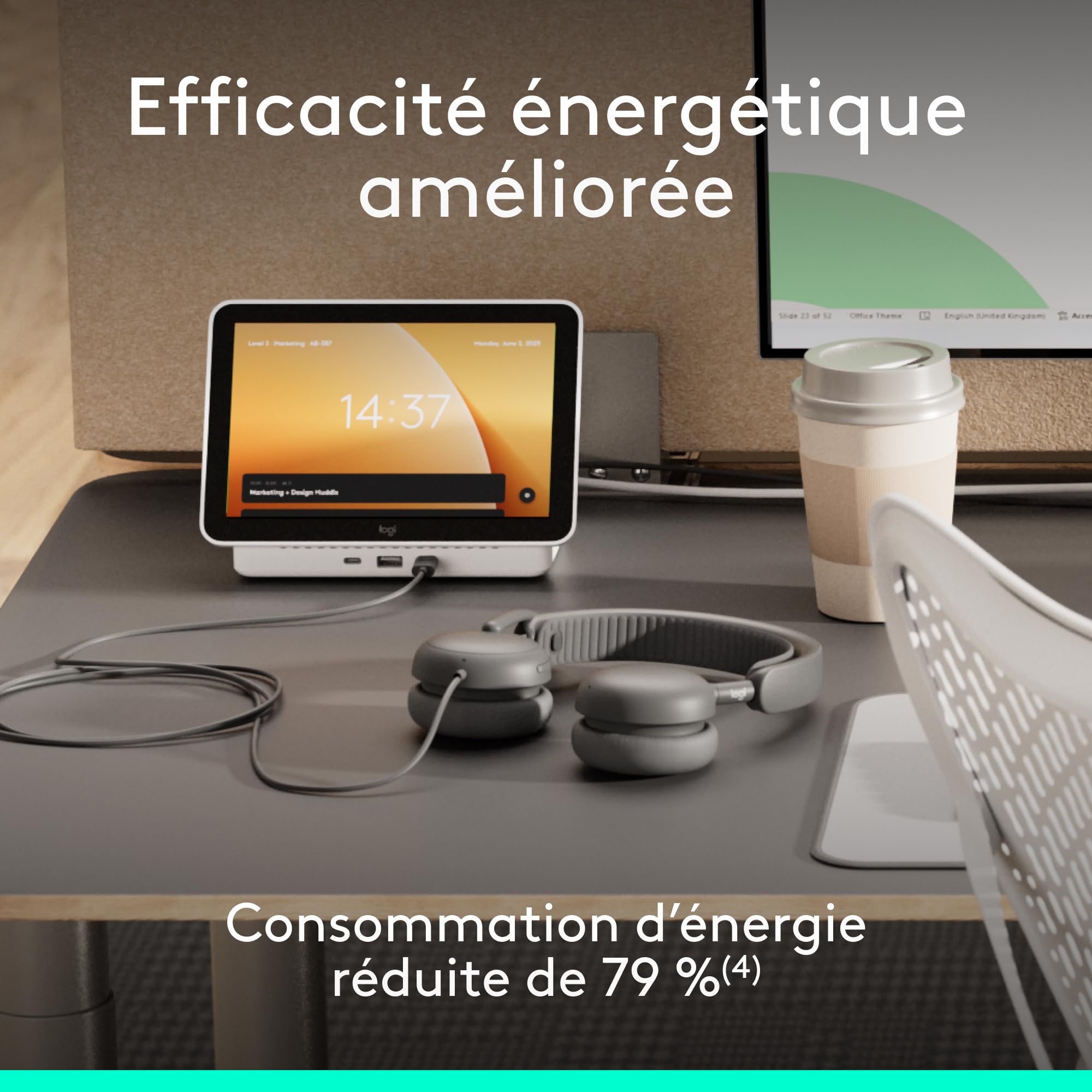 LOGITECH Zone Wireless 2 ES for B - Graphite
