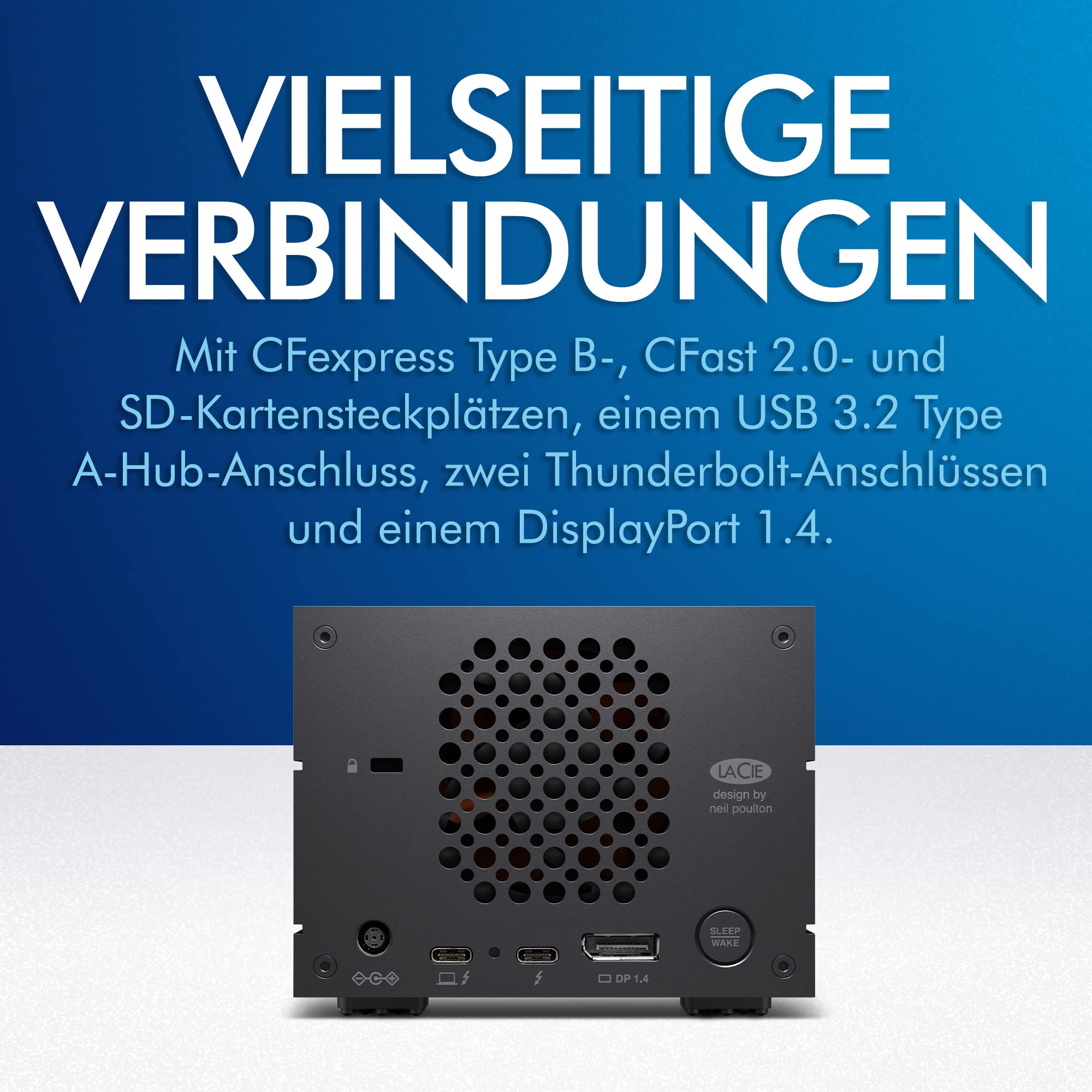 LACIE 20TB 2big Dock Thunderbolt 3 USB 3.2
