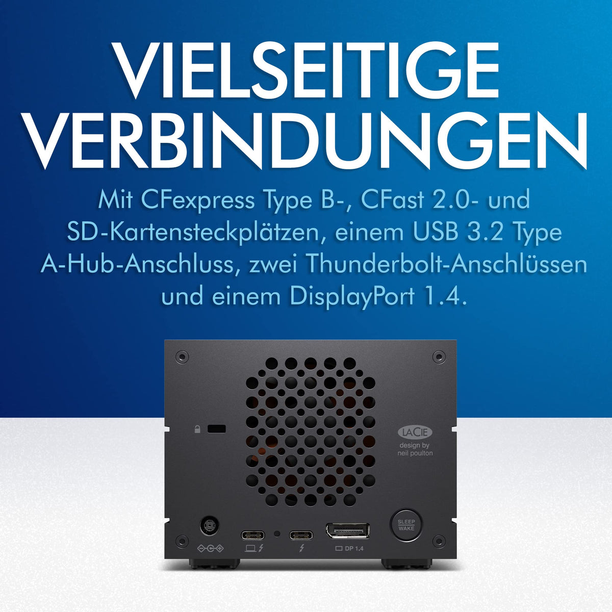 LACIE 20TB 2big Dock Thunderbolt 3 USB 3.2