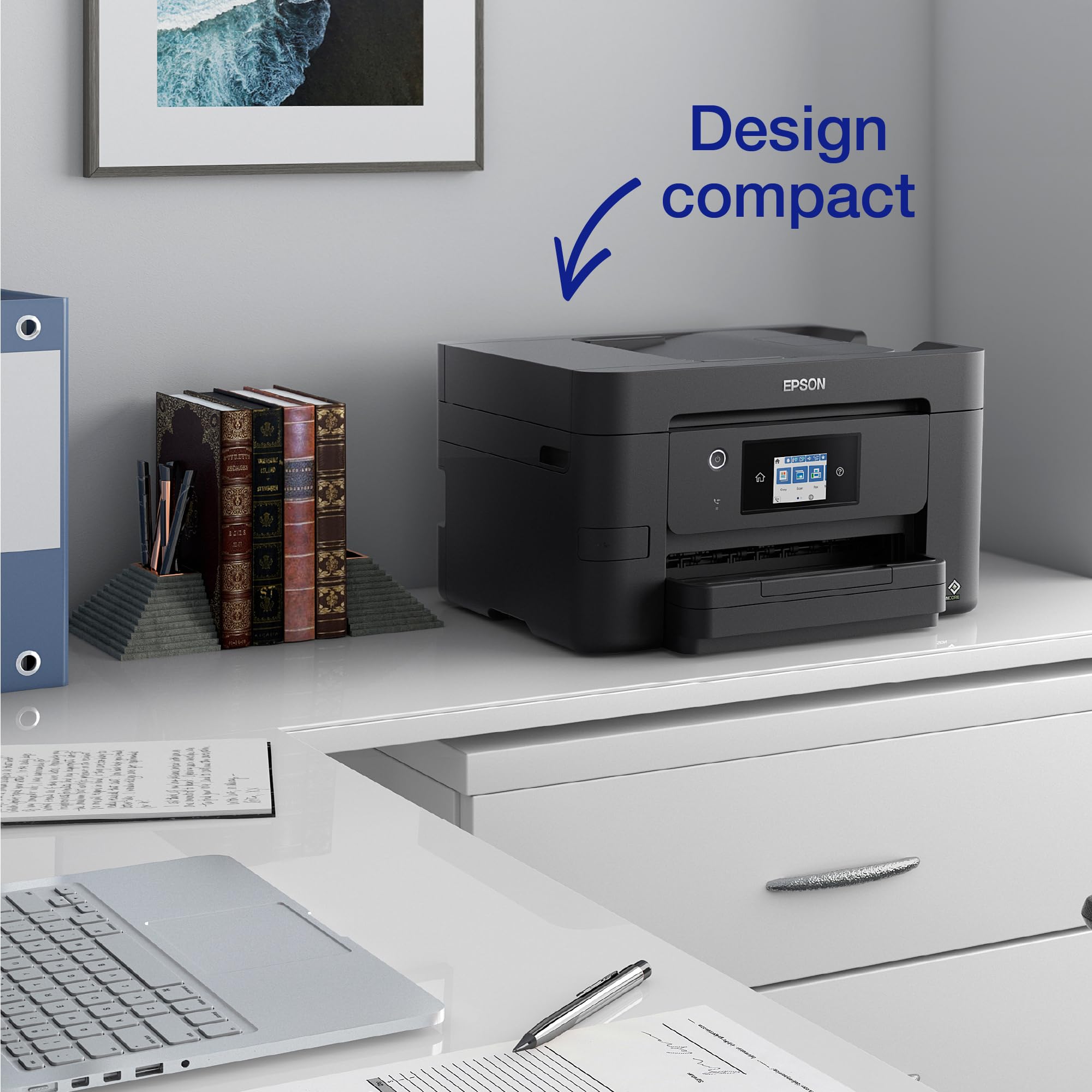 EPSON WorkForce Pro WF-3820DWF MFP colour ink-jet A4 21ppm print 250 sheets USB 2.0 LAN Wi-Fi USB host