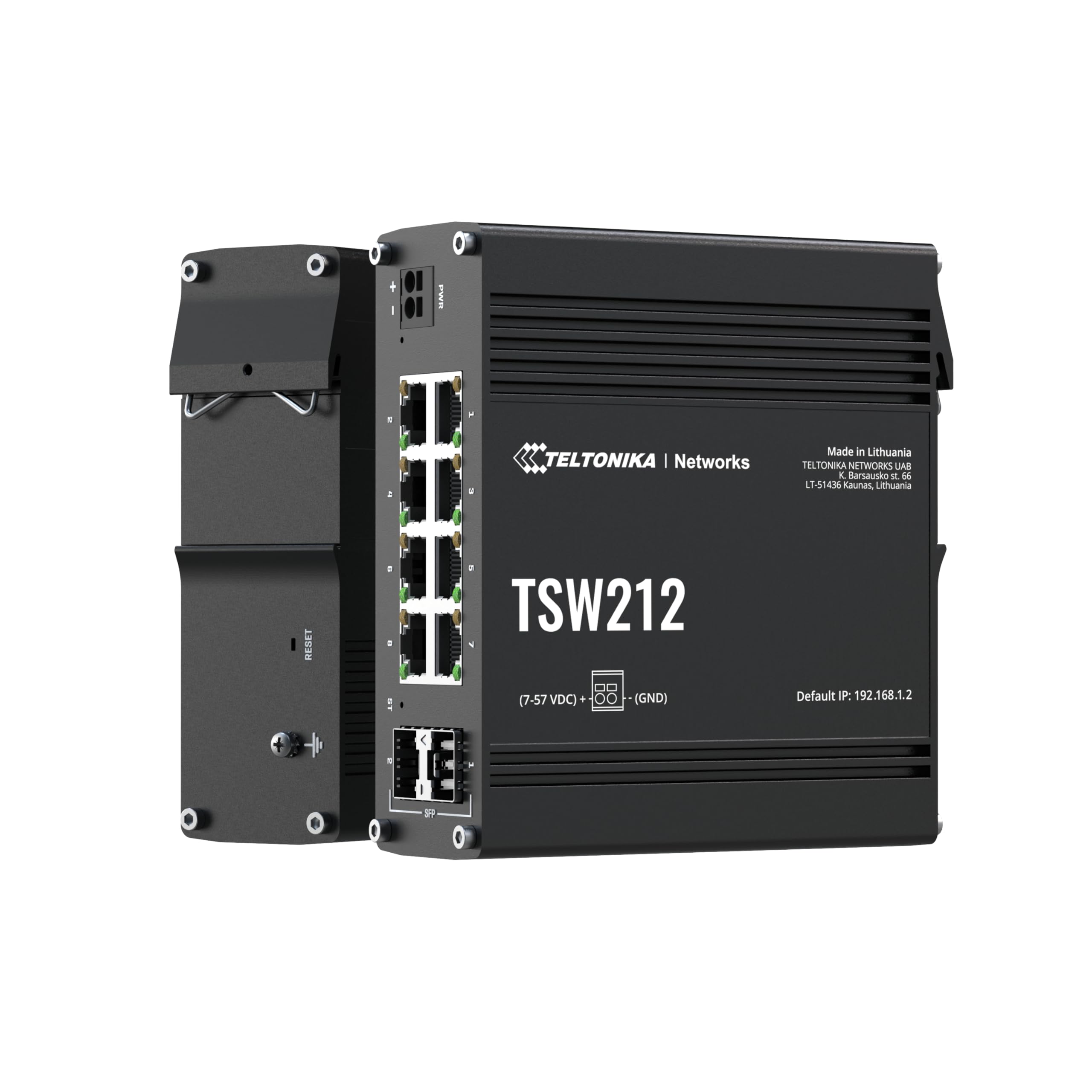 TELTONIKA NETWORKS TSW212 Layer2/L3 Managed Ethernet switch