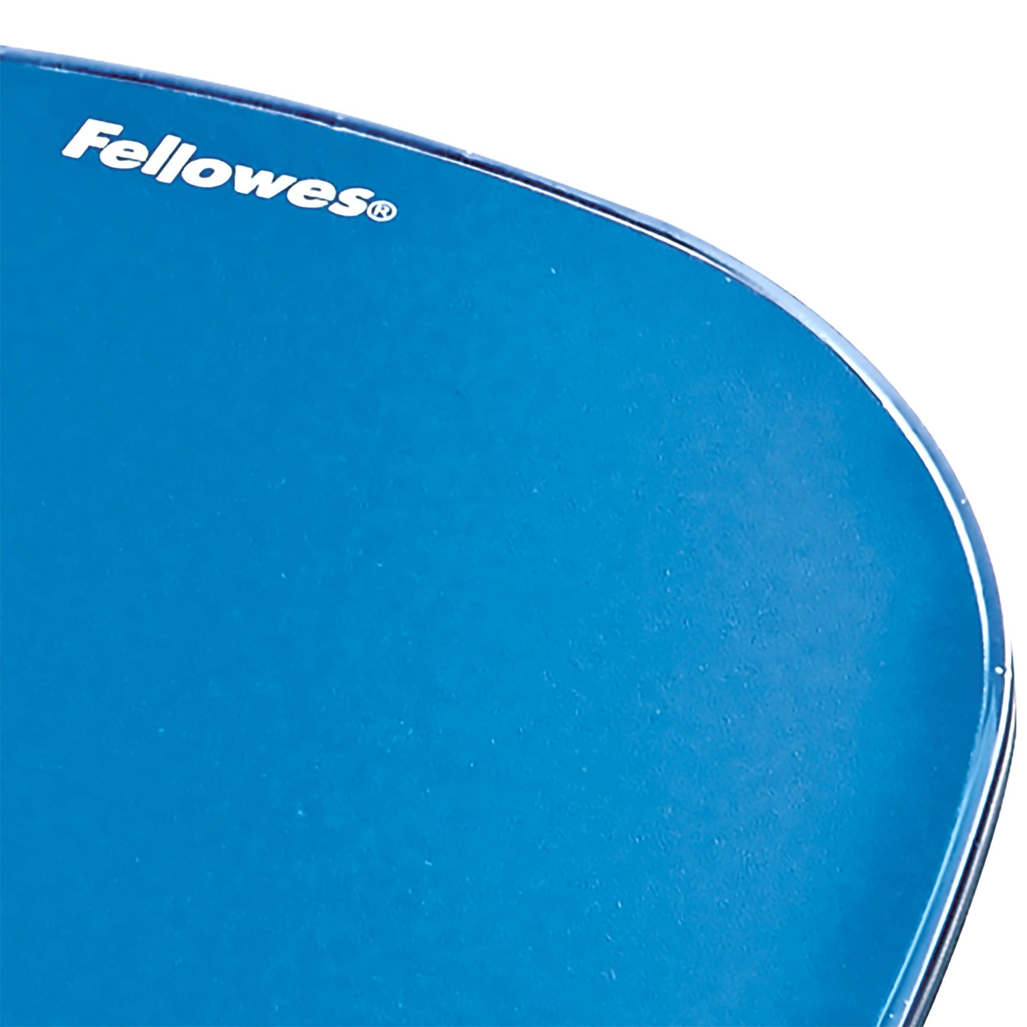 FELLOWES Tapis de souris - Repose-poignet Gel Crystal™ Bleu