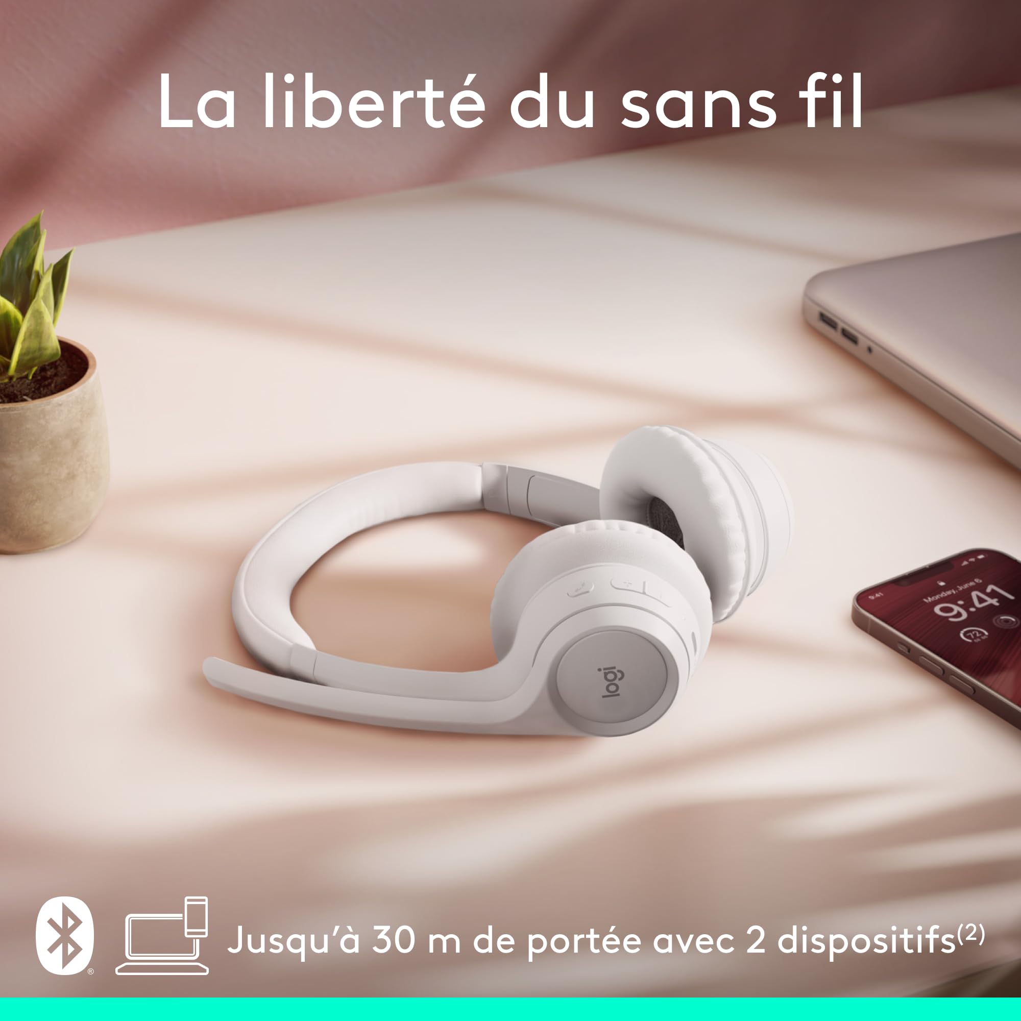 LOGITECH Zone 300 - OFF-WHITE - EMEA28-935