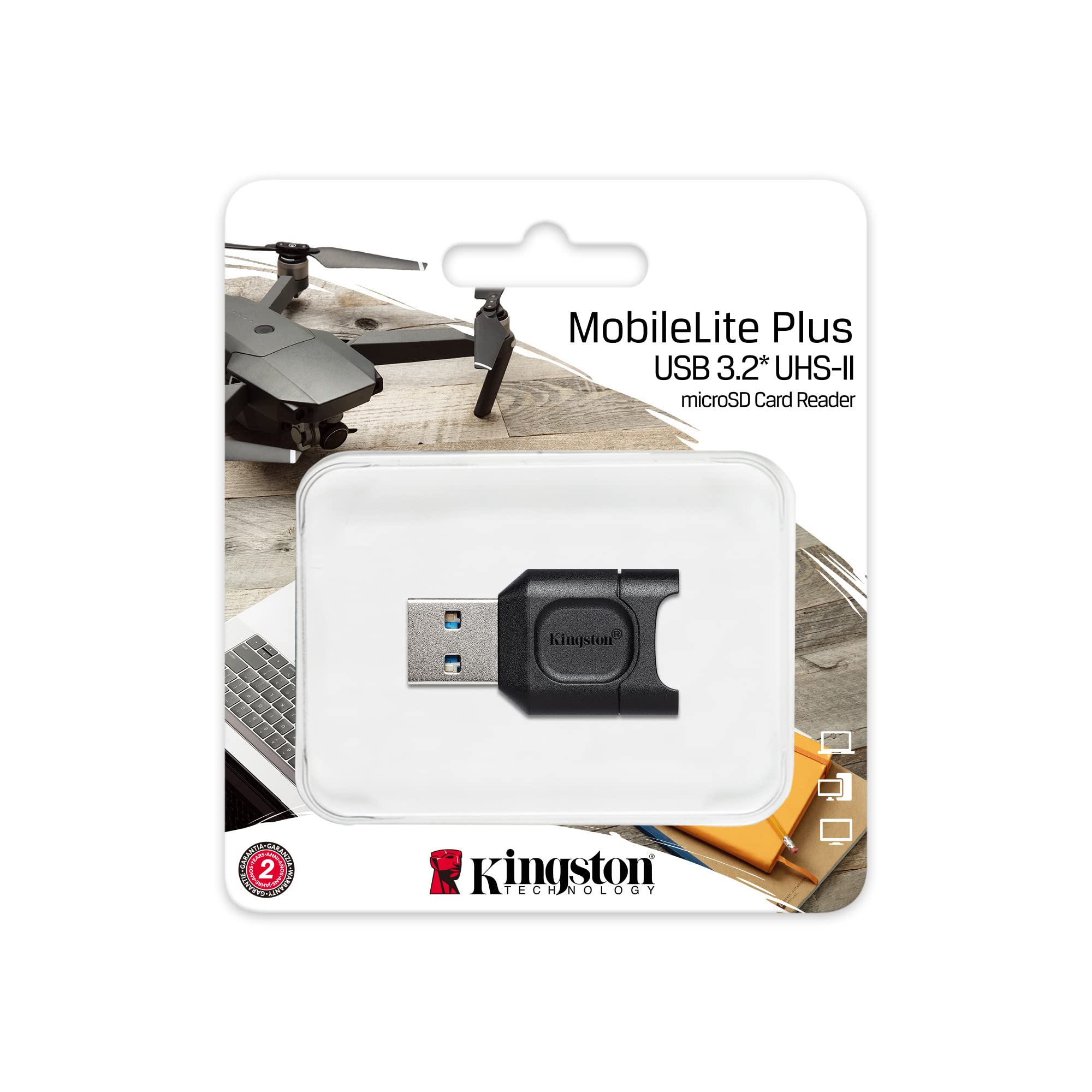KINGSTON MobileLite Plus USB 3.1 microSDHC/SDXC UHS-II Card Reader