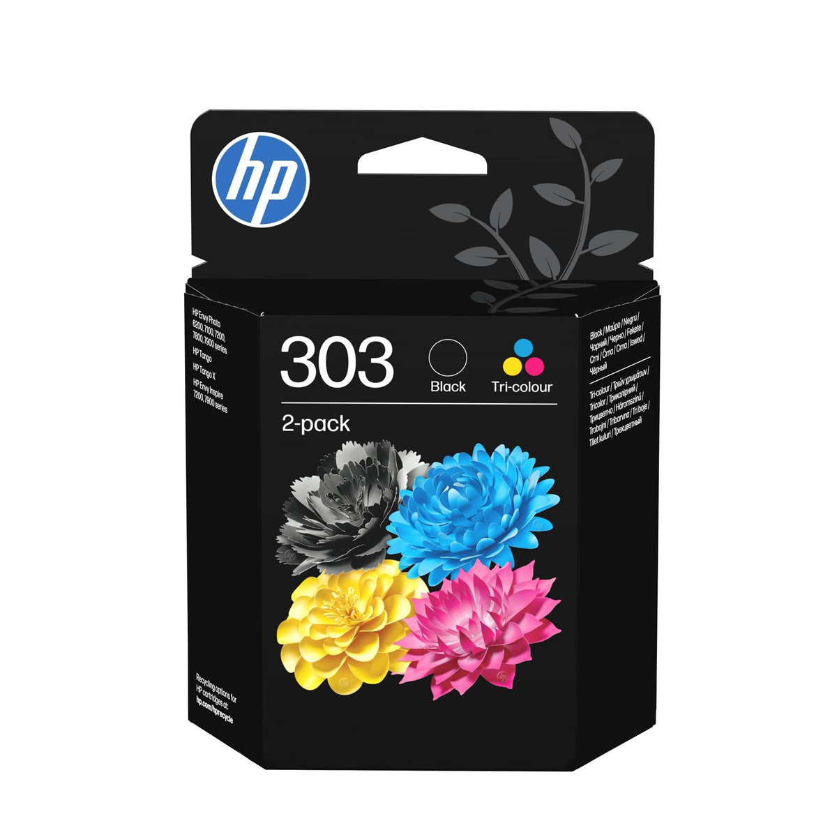 HP 303 Black/Tri - Color Original Ink Cartridge 2-Pack