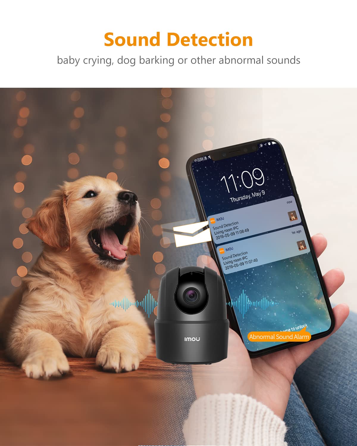 Imou Ranger Mini 5MP (3K) Dôme Caméra de sécurité IP Intérieure 2688 x 1664 pixels Plafond/mur