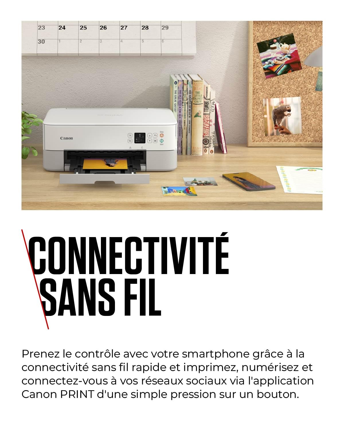 Canon Pixma TS5351i - appareil multifonction a jet d'encre - numérisation, copie, 1200x4800 DPI A4, Wi-Fi, AirPrint