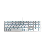 CHERRY Clavier KC 6000C FOR MAC USB Type-C argent/blanc
