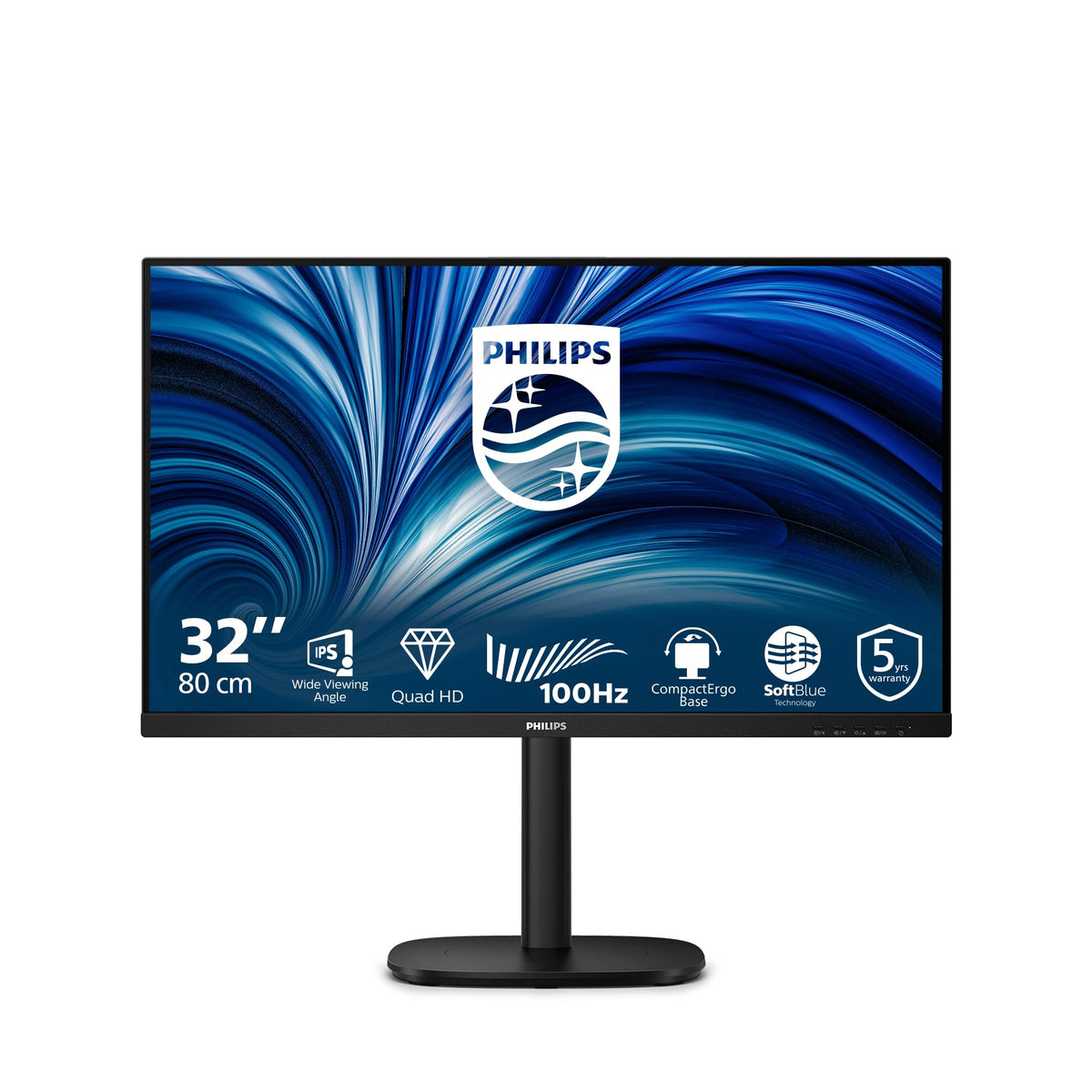 PHILIPS 32B2N3500/00 31.5p QHD 16:9 IPS 100Hz HAS 180mm HDMI 2x 2.0 DP 1.2