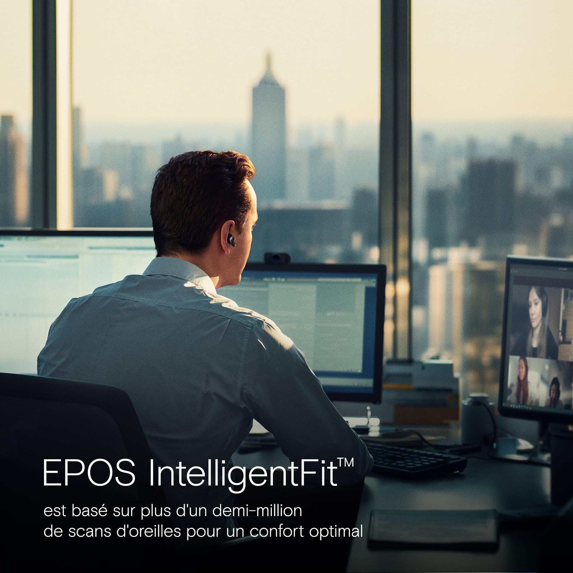 EPOS ADAPT E1 Headset Scandinavian Black