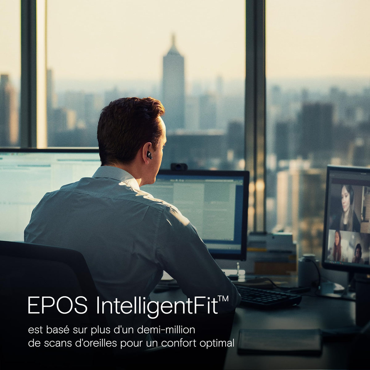 EPOS ADAPT E1 Headset Scandinavian Black