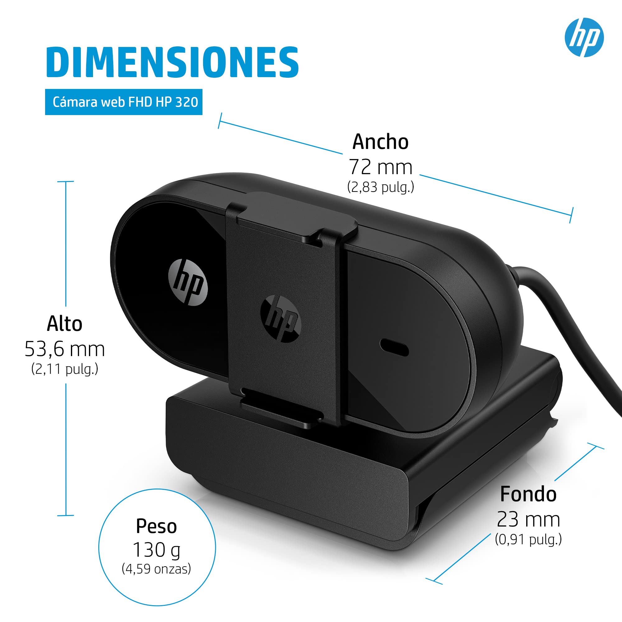 HP 320 FHD Webcam Euro