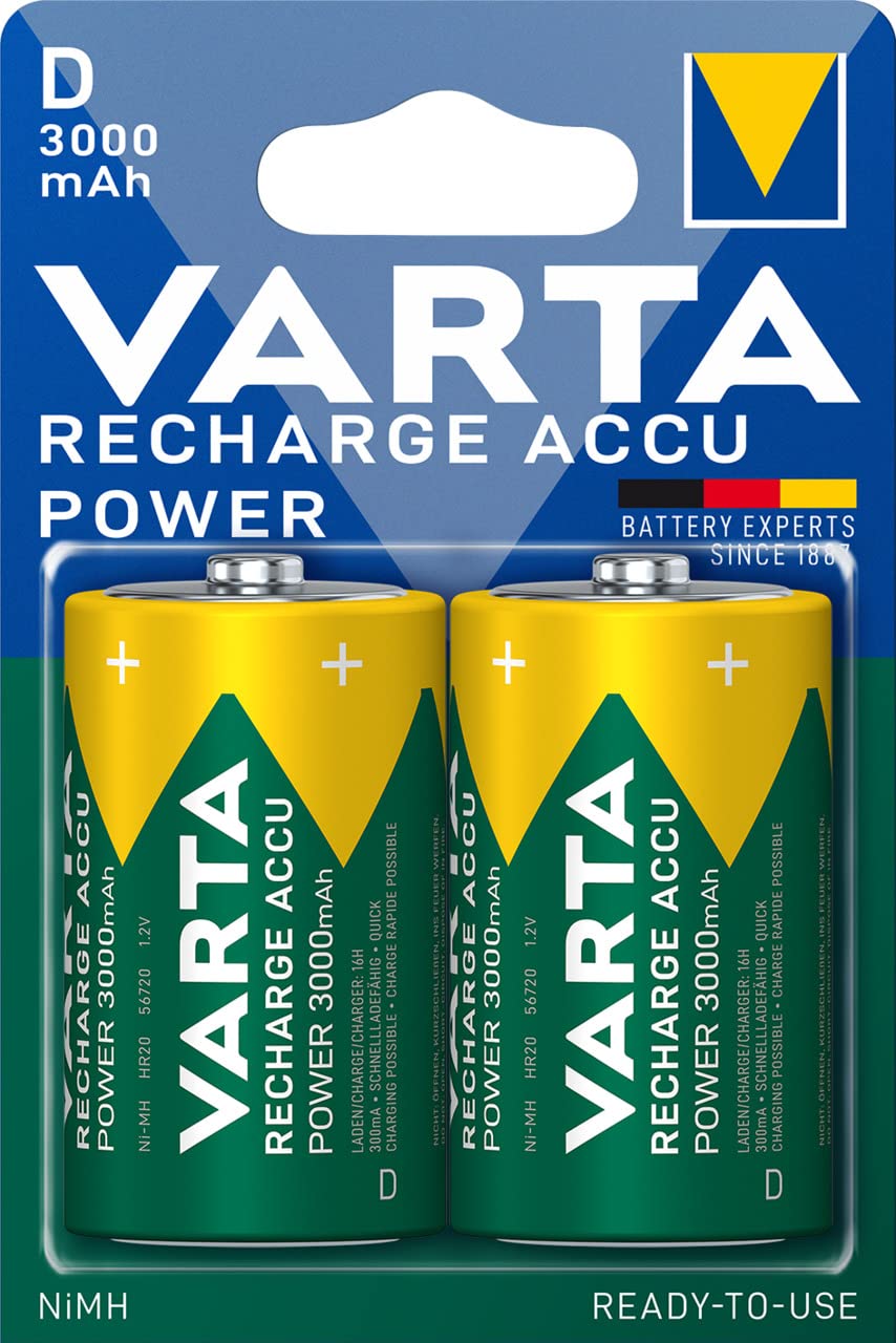 VARTA Batteries 56720101402 HR20 / D blister de 2