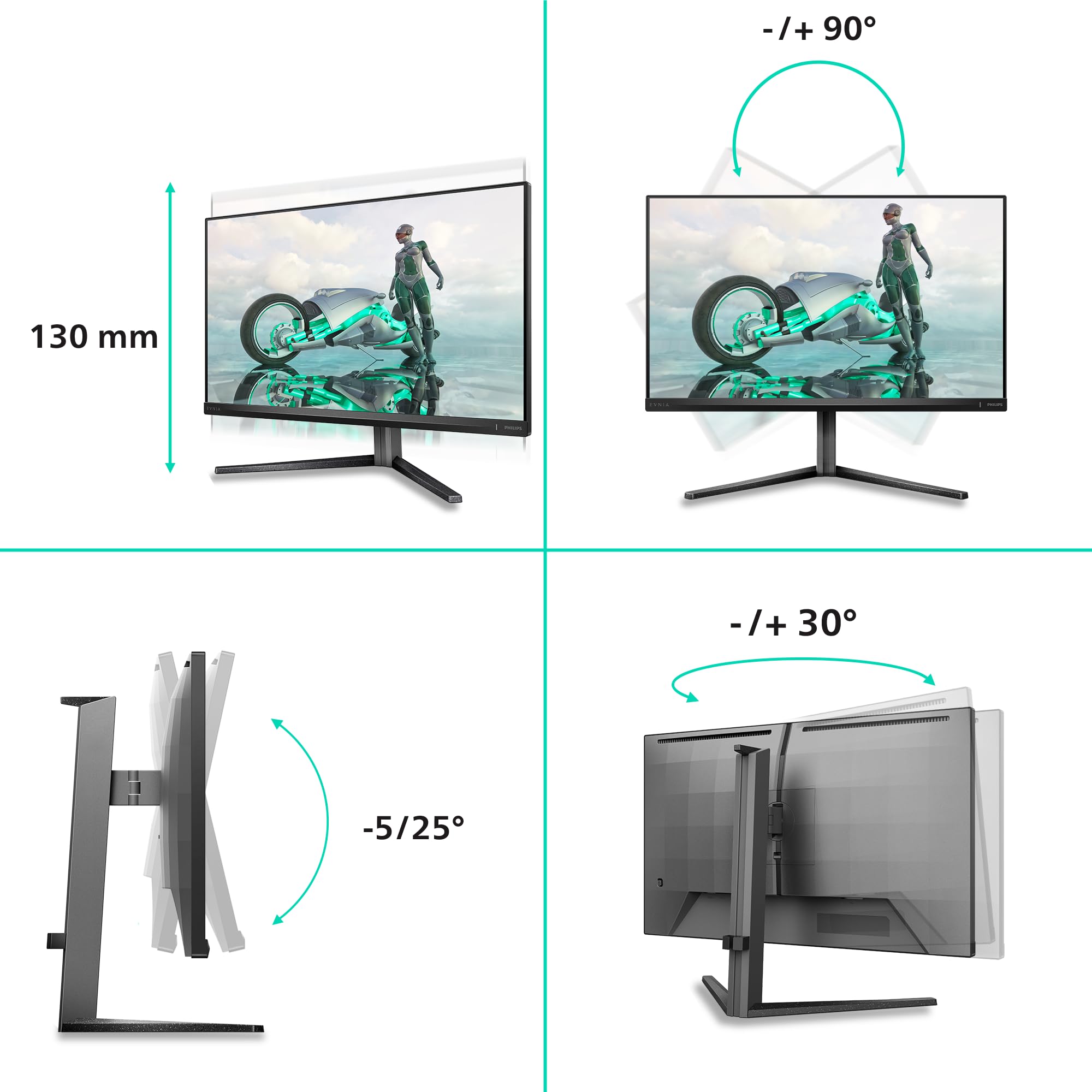 PHILIPS 27M2N3800A/00 27p 2560x1440 0.5ms 2xHDMI DP USB