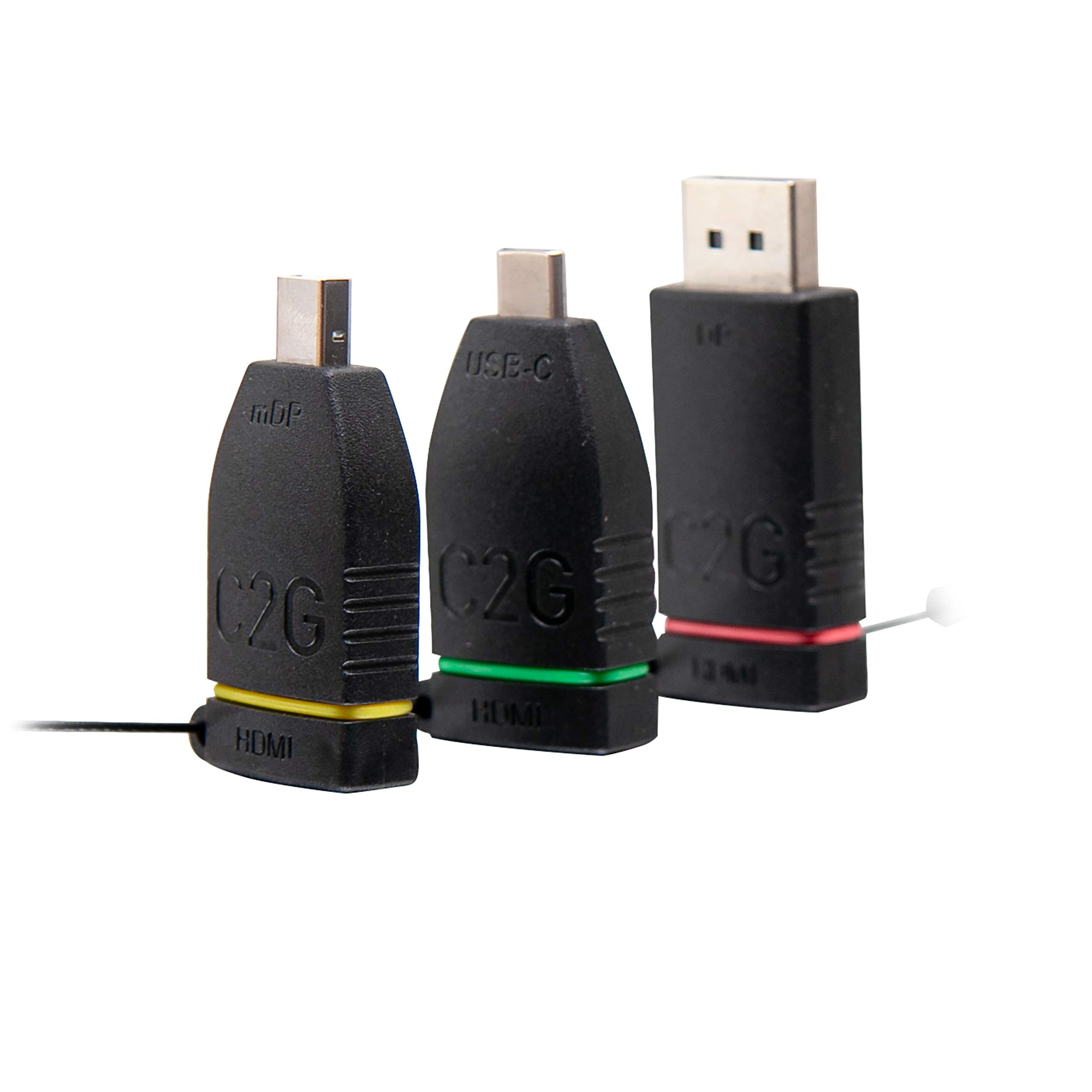 C2G HDMI Adapter Ring mDP DP USBC Rectractor