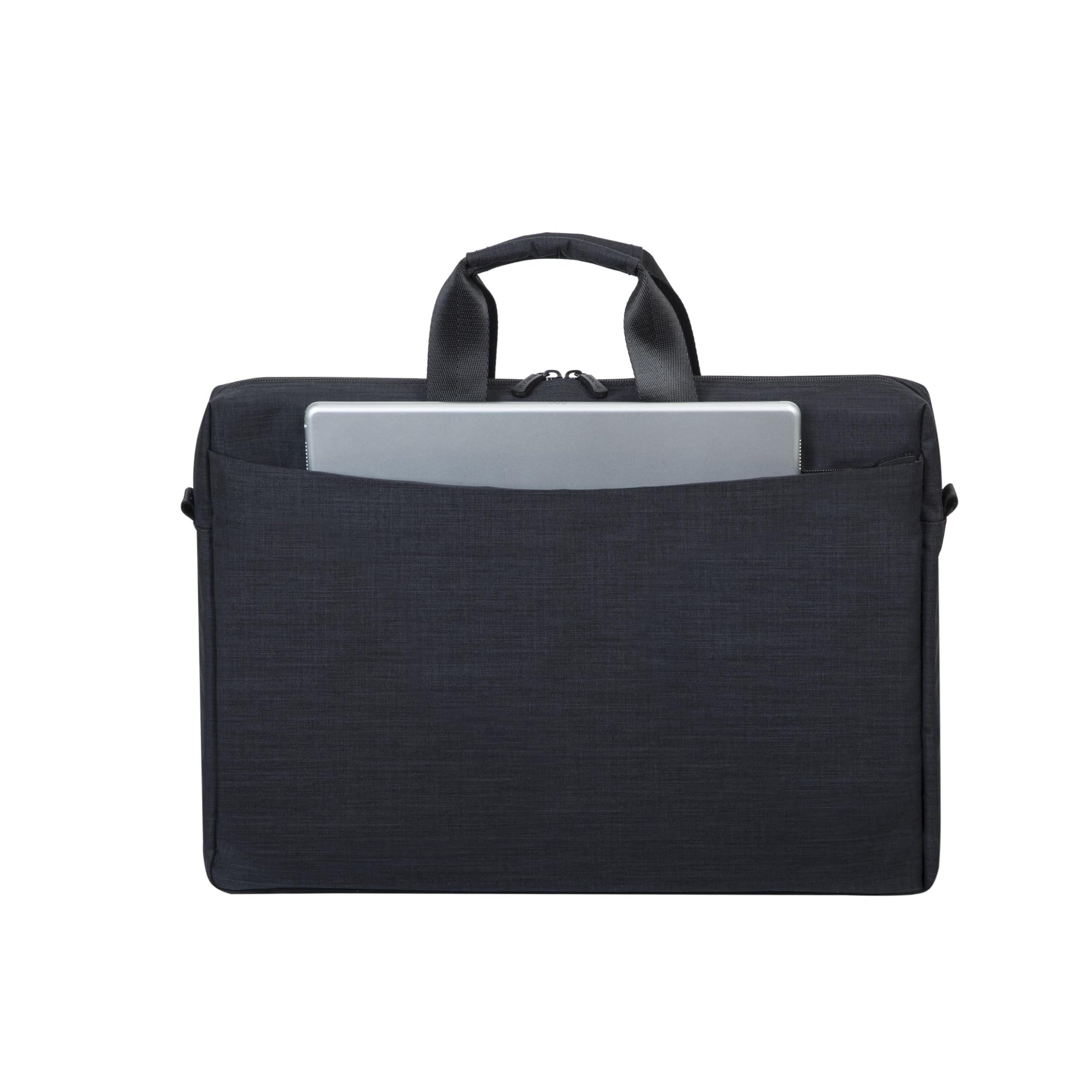Sacoche business 5 poches 17.3", Polyester ECO  noir chambré