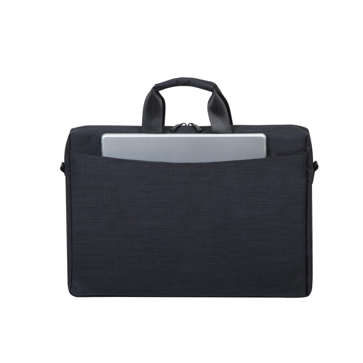 Sacoche business 5 poches 17.3", Polyester ECO  noir chambré