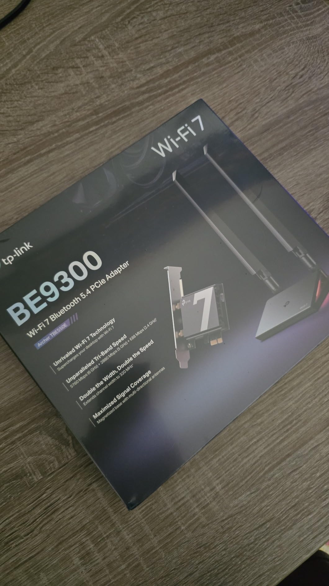 BE9300 Wi-Fi 7 Bluetooth 5.4 PCIe Adapte