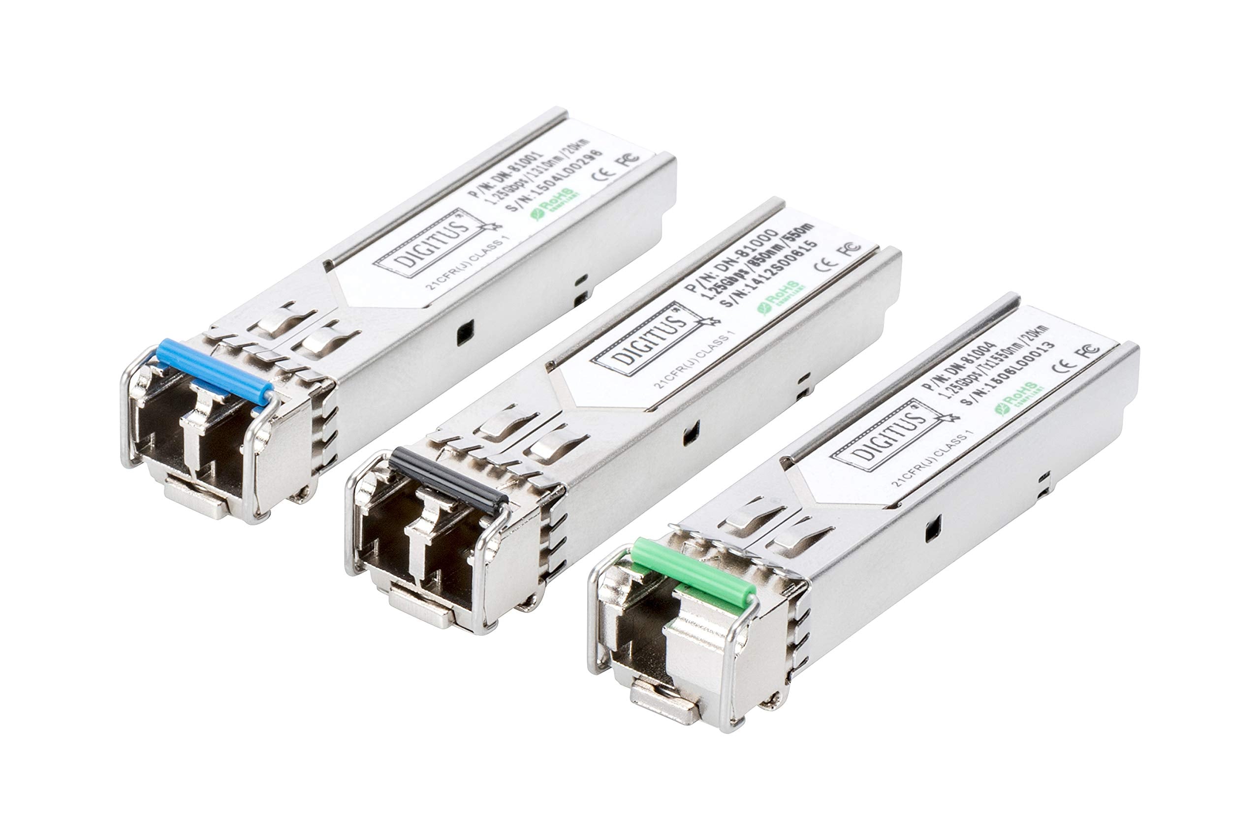 Digitus DN-81010 module émetteur-récepteur de réseau 1250 Mbit/s SFP/GBIC 850 nm