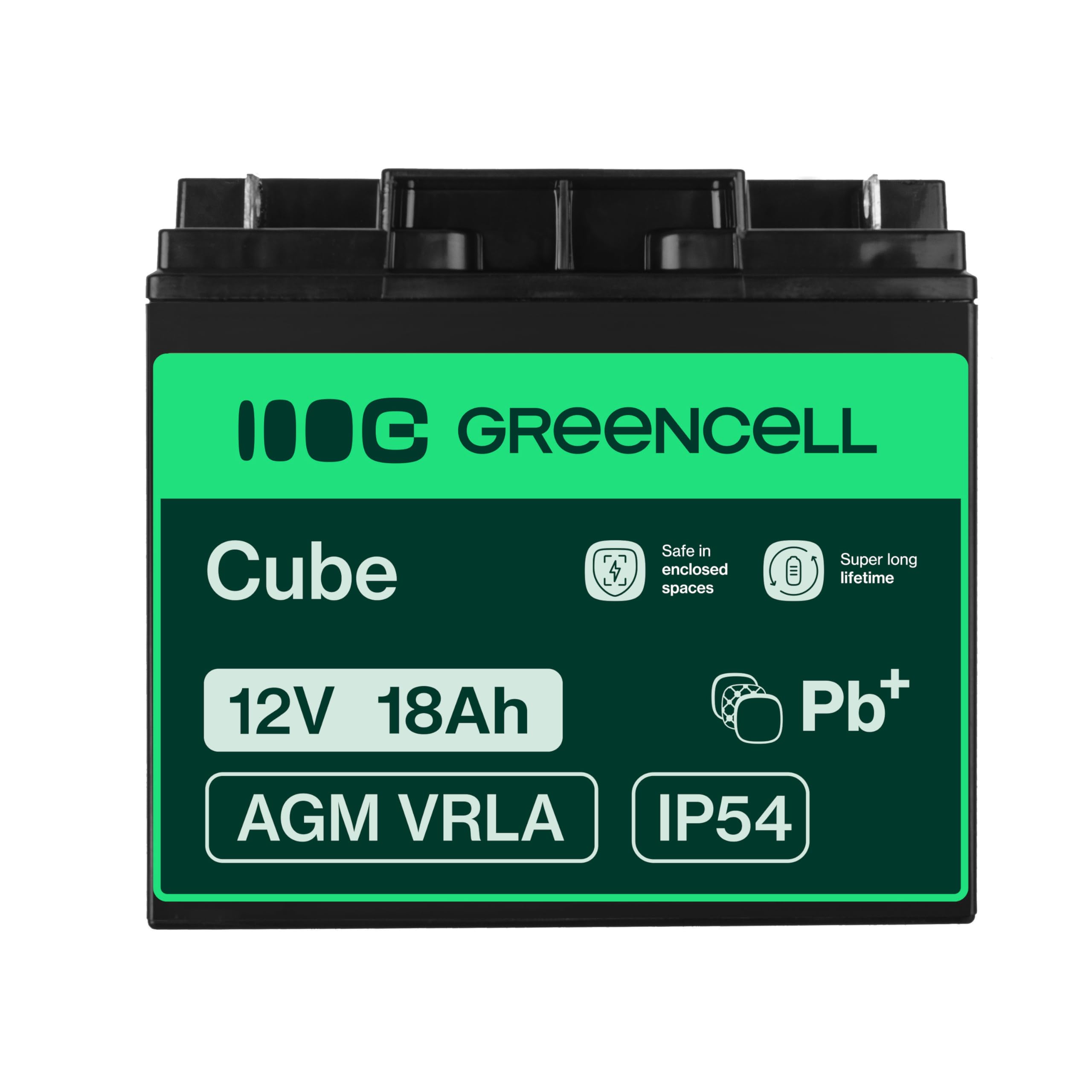 Green Cell AGM Battery 12V 18Ah - Battery - 18.000 mAh