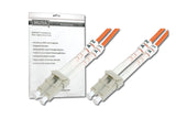 DIGITUS Câble de brassage multimode a fibre optique - LC / LC - 1 m - I-VH - OM2 - LC - LC