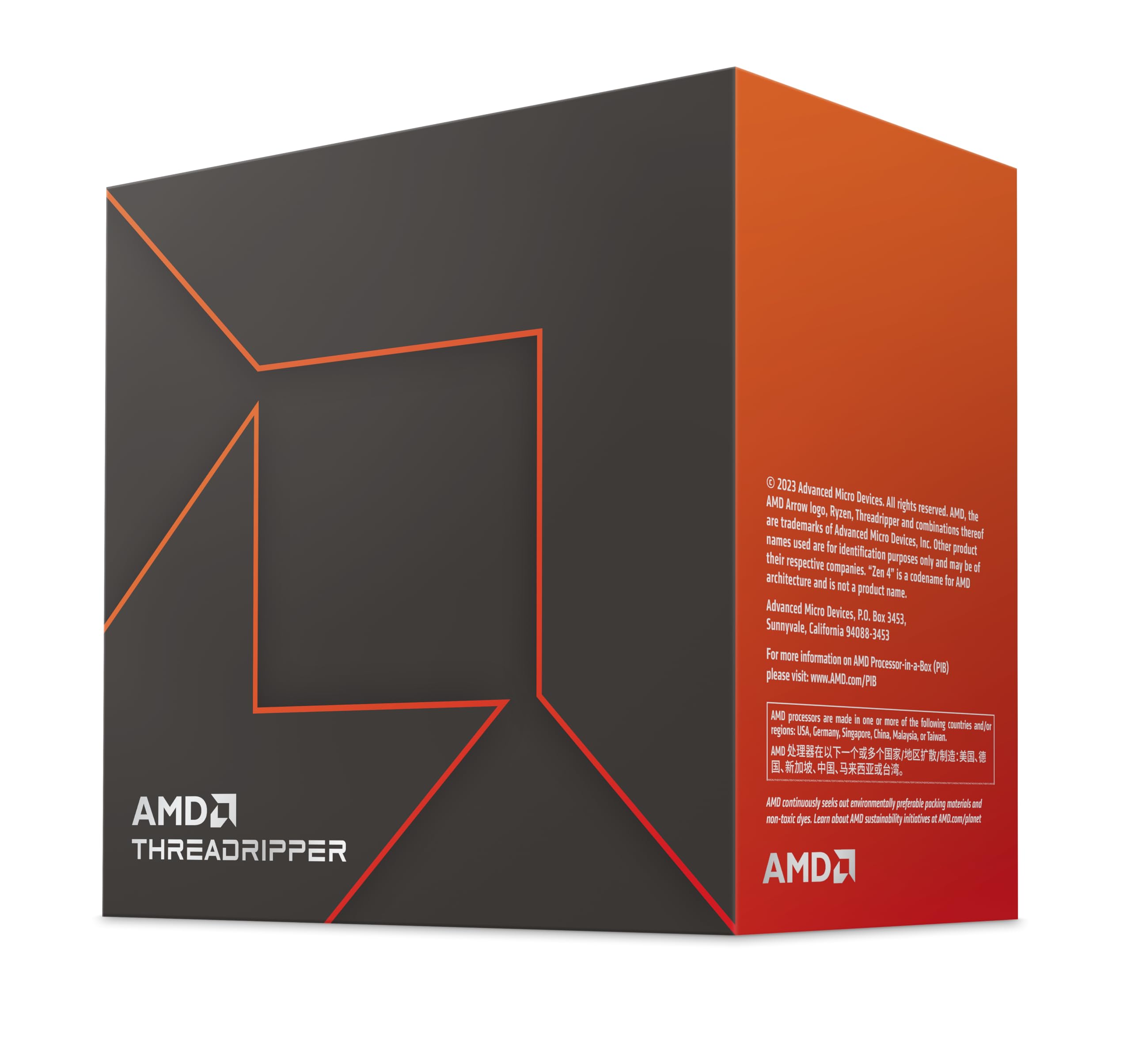 AMD Ryzen Threadripper 7960X 5.3GHz SP6 24C/48T 350W 152Mo BOX