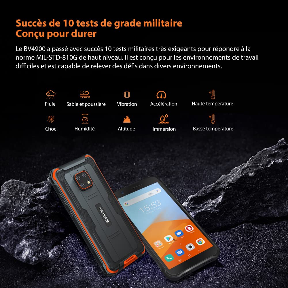 Blackview BV4900 (Double Sim - Ecran de 5.7'' - 32 Go, 3 Go RAM) Vert