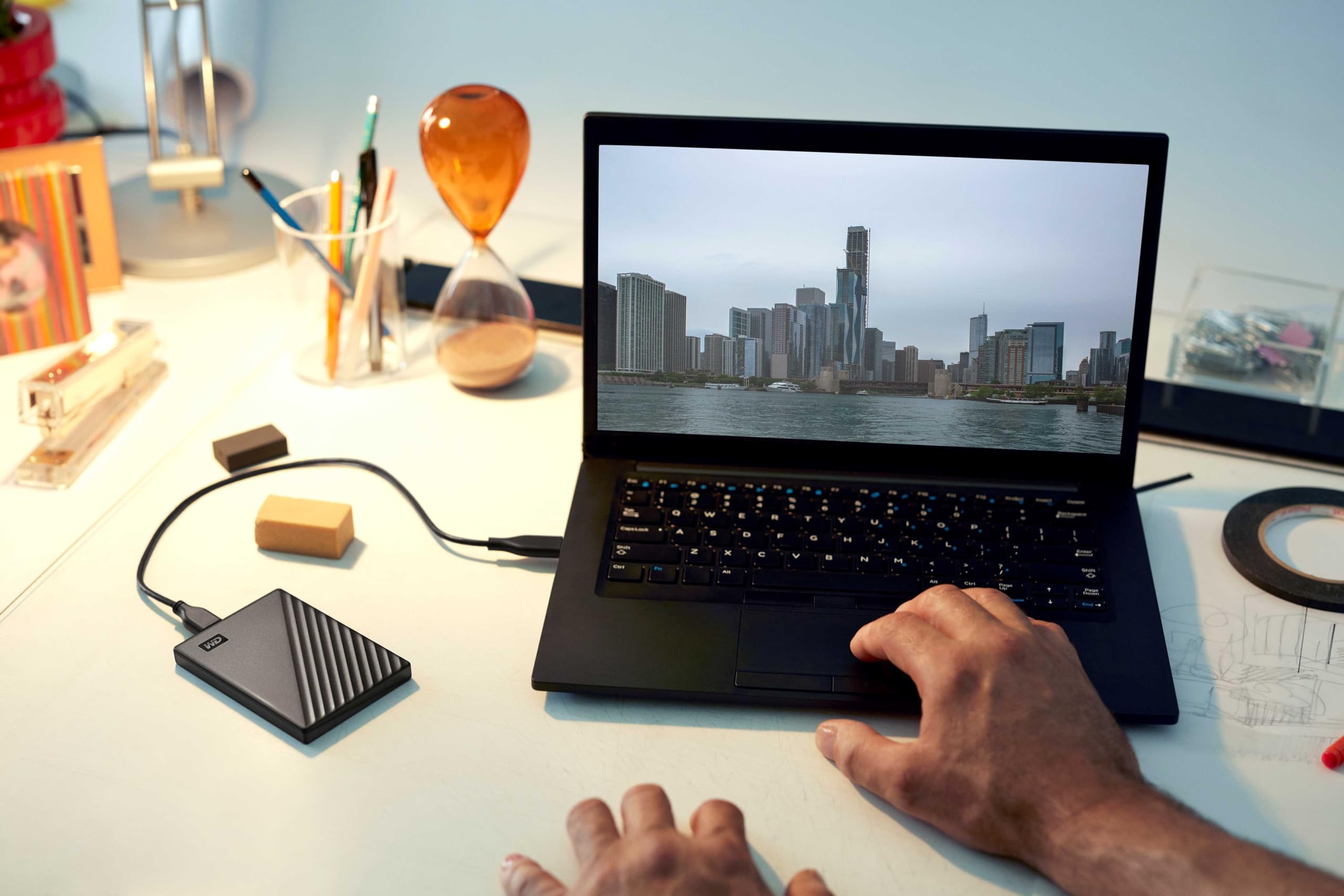 WD My Passport 6To portable HDD USB3.0 USB2.0 compatible Black Retail