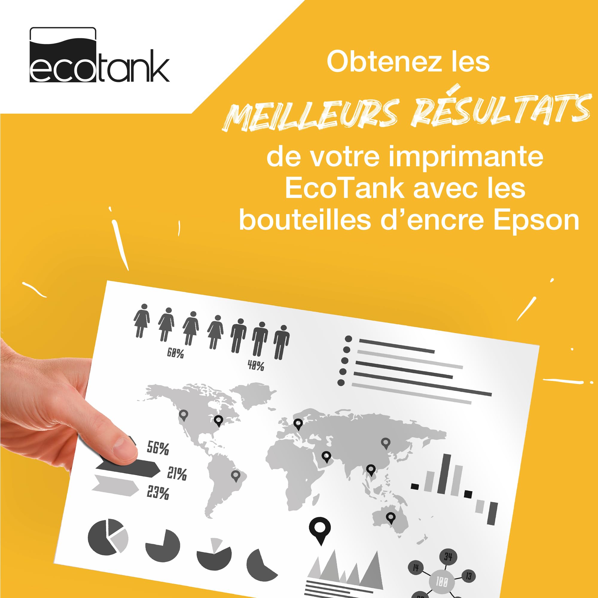 EPSON 4LB EcoTank ET-MX1XX Series Black Bottle XL