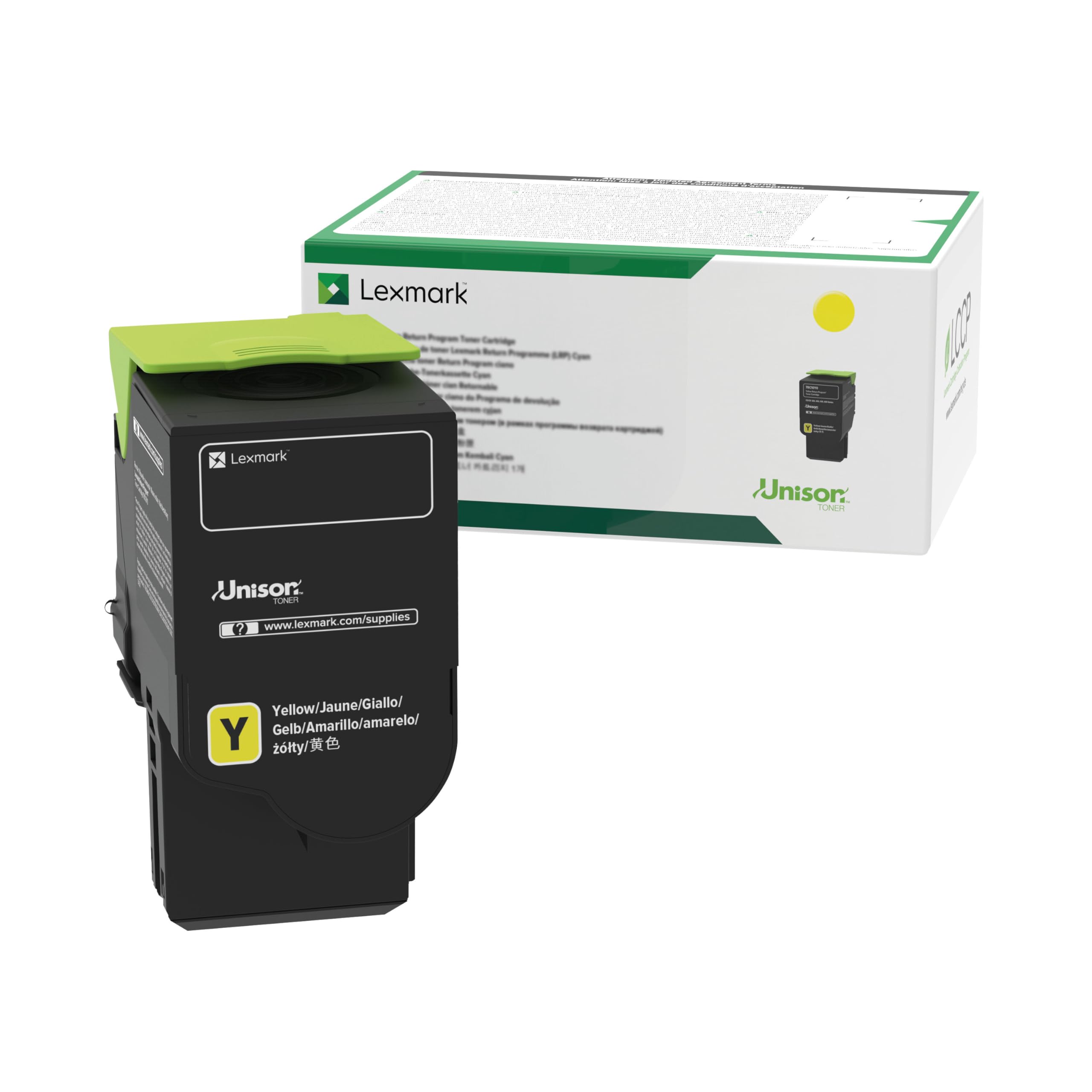 LEXMARK C242XY0 Yellow Extra High Yield Return Program Toner Cartridge