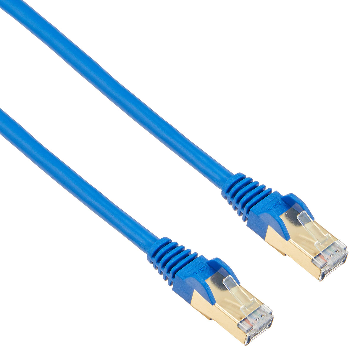 0.5m Blue Cat6a Ethernet Cable - STP