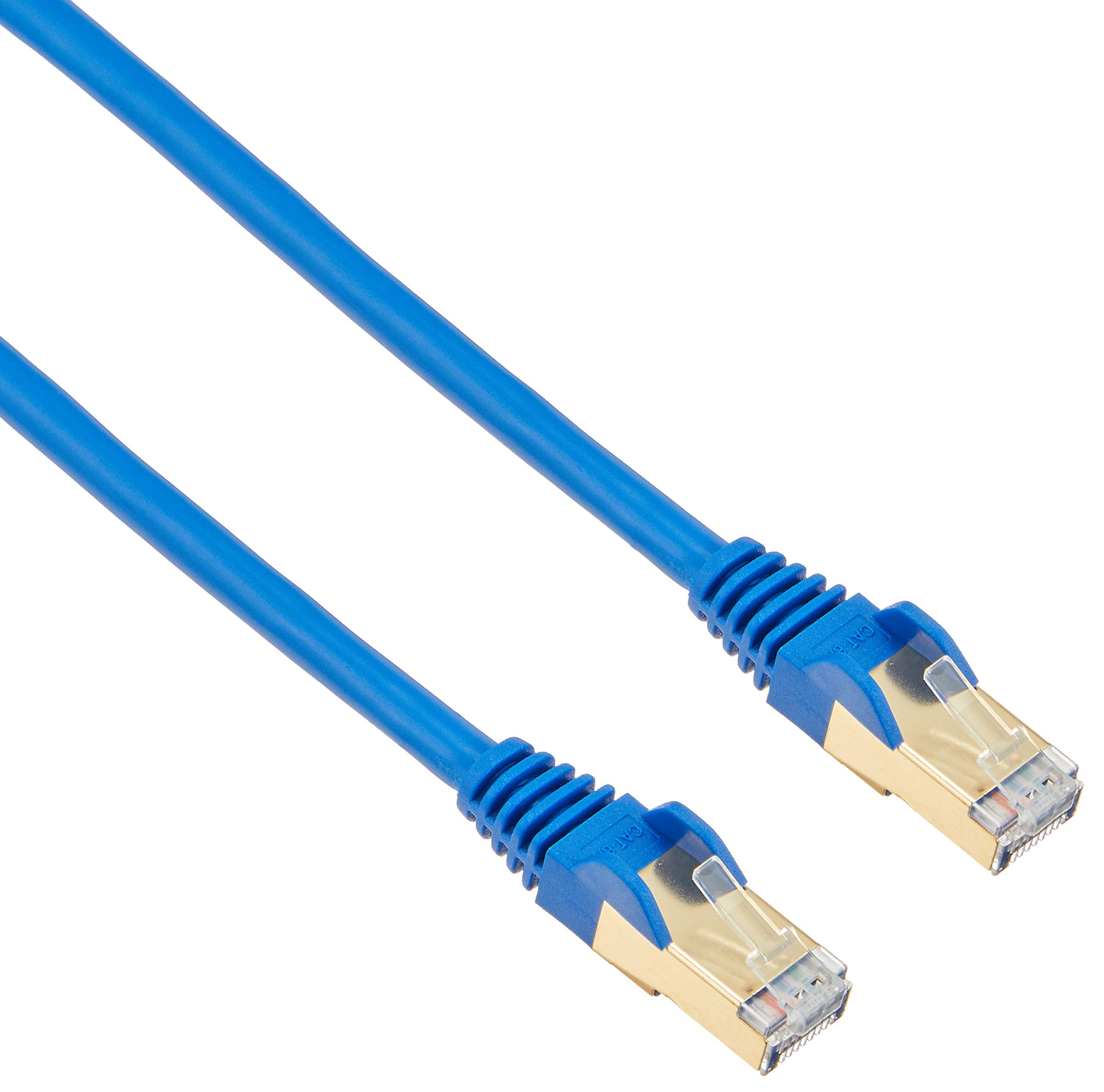 0.5m Blue Cat6a Ethernet Cable - STP