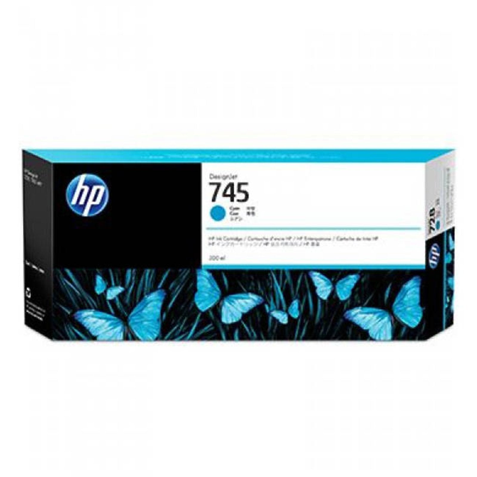 HP 745 original Ink cartridge F9K03A Cyan 300 ml