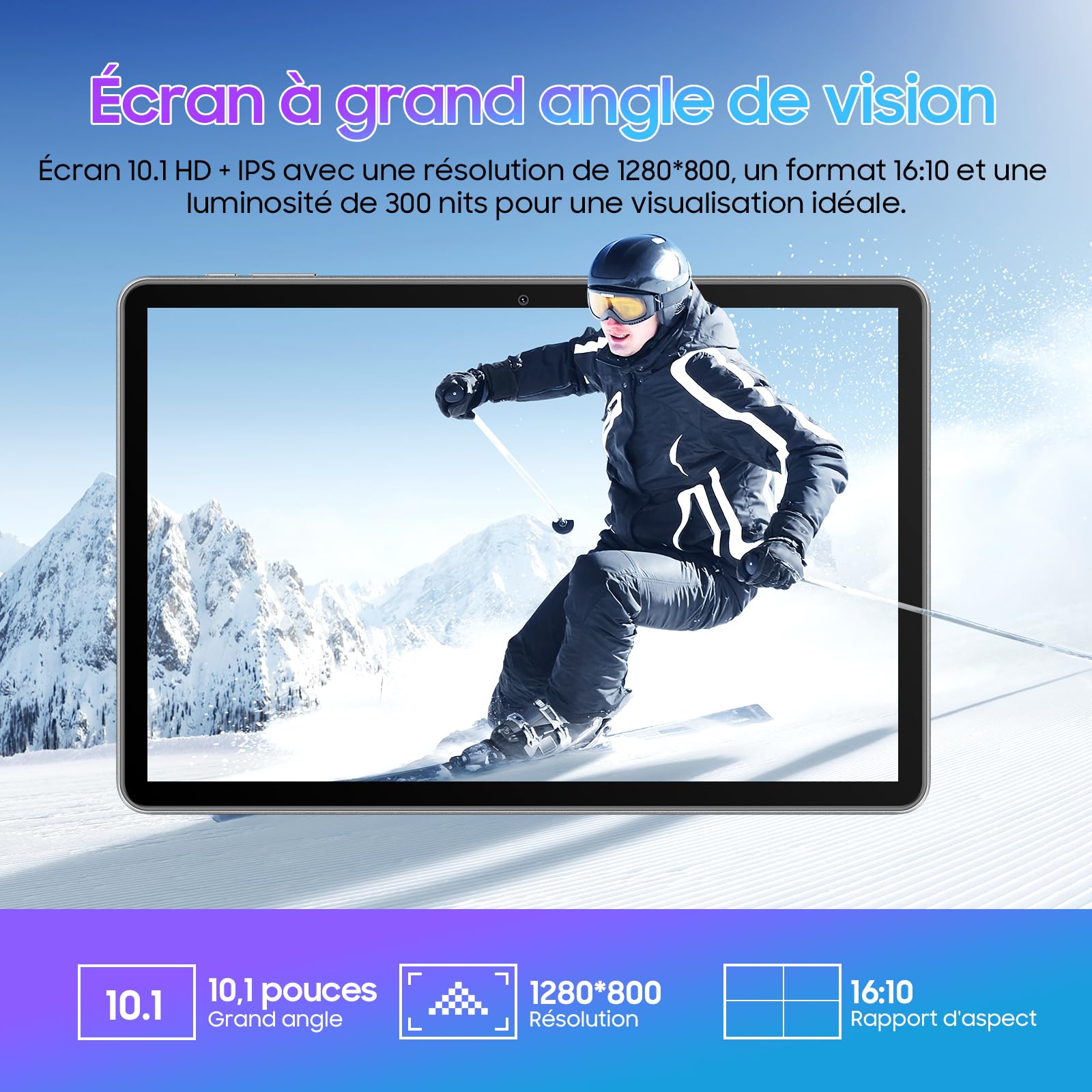 Blackview TAB 30 WiFi (WiFi 6 - 10.1'' - 64 Go, 2 Go RAM) Gris