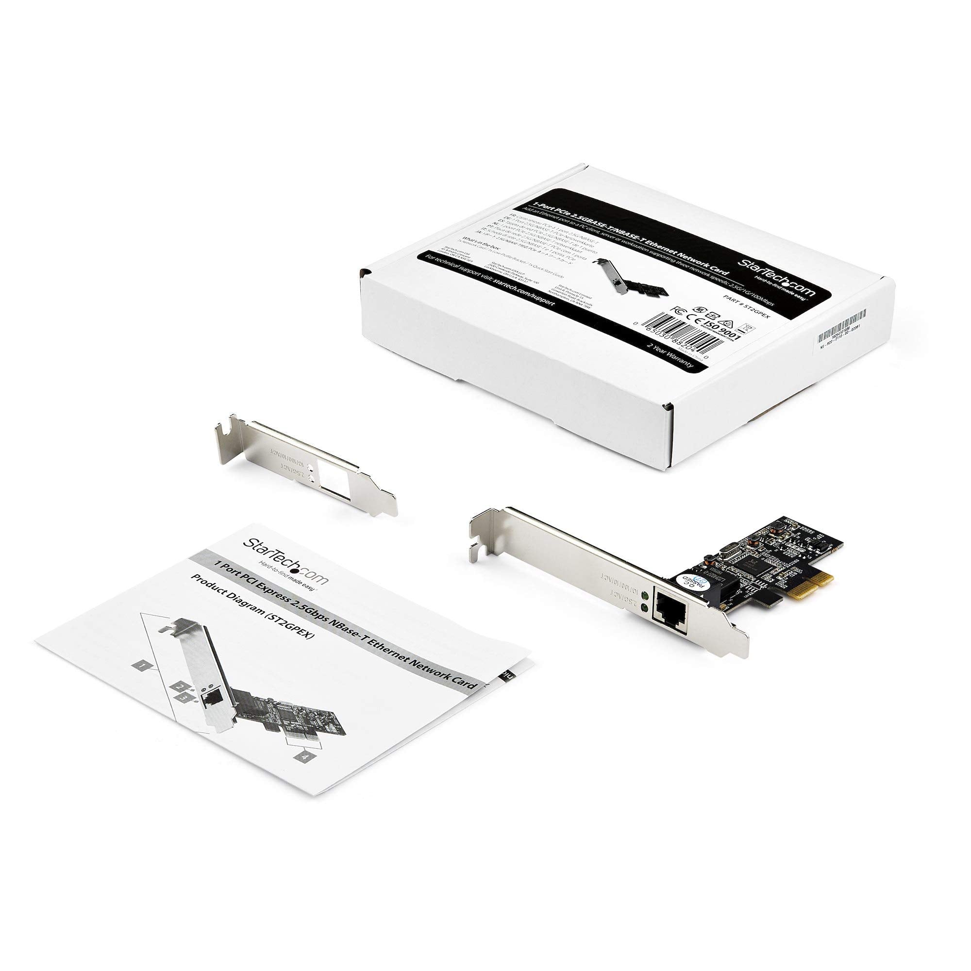 PCIe NIC Card - 1 Port 2.5GbE 2.5GBASE-T
