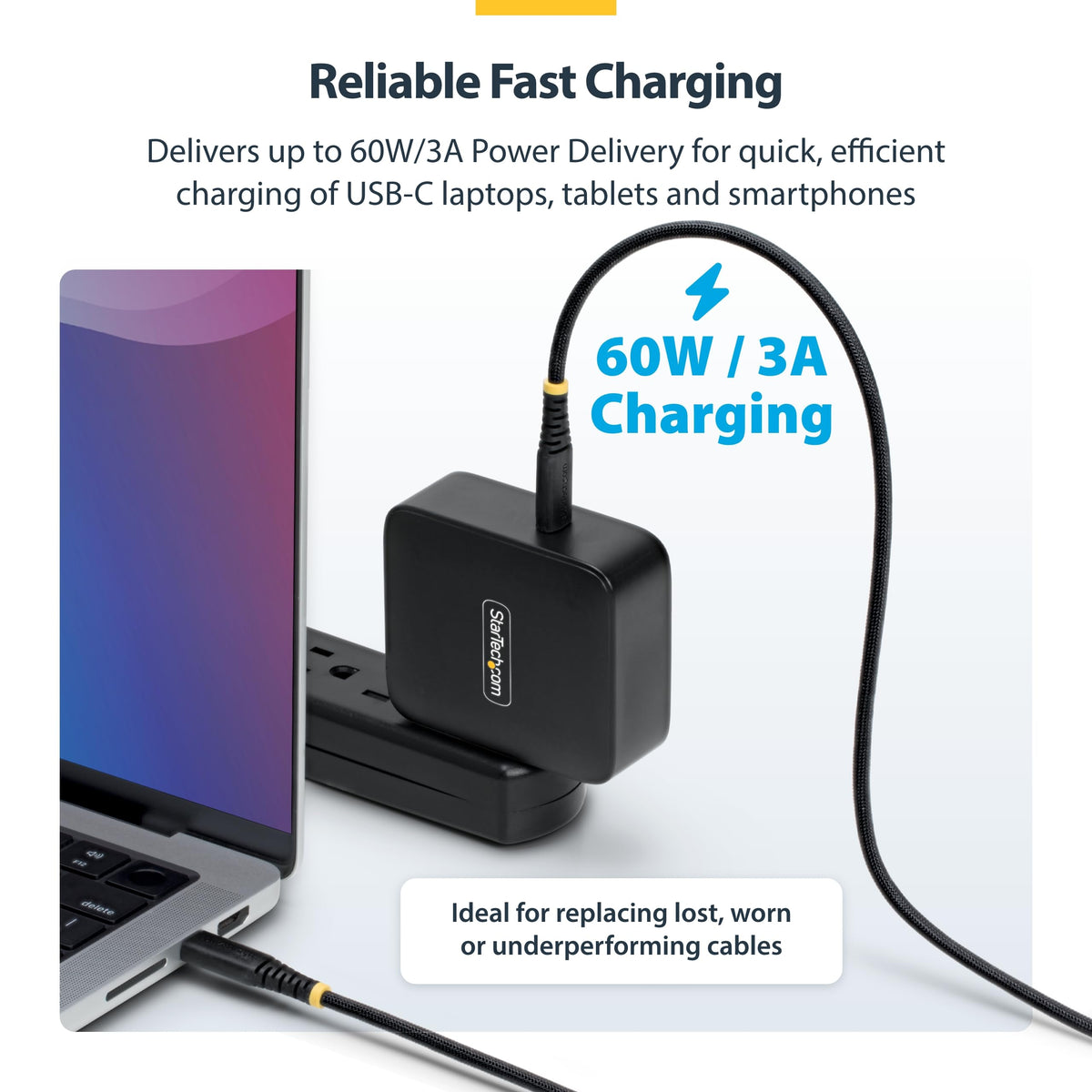 3m 10ft Braided USB-C Charging Cable